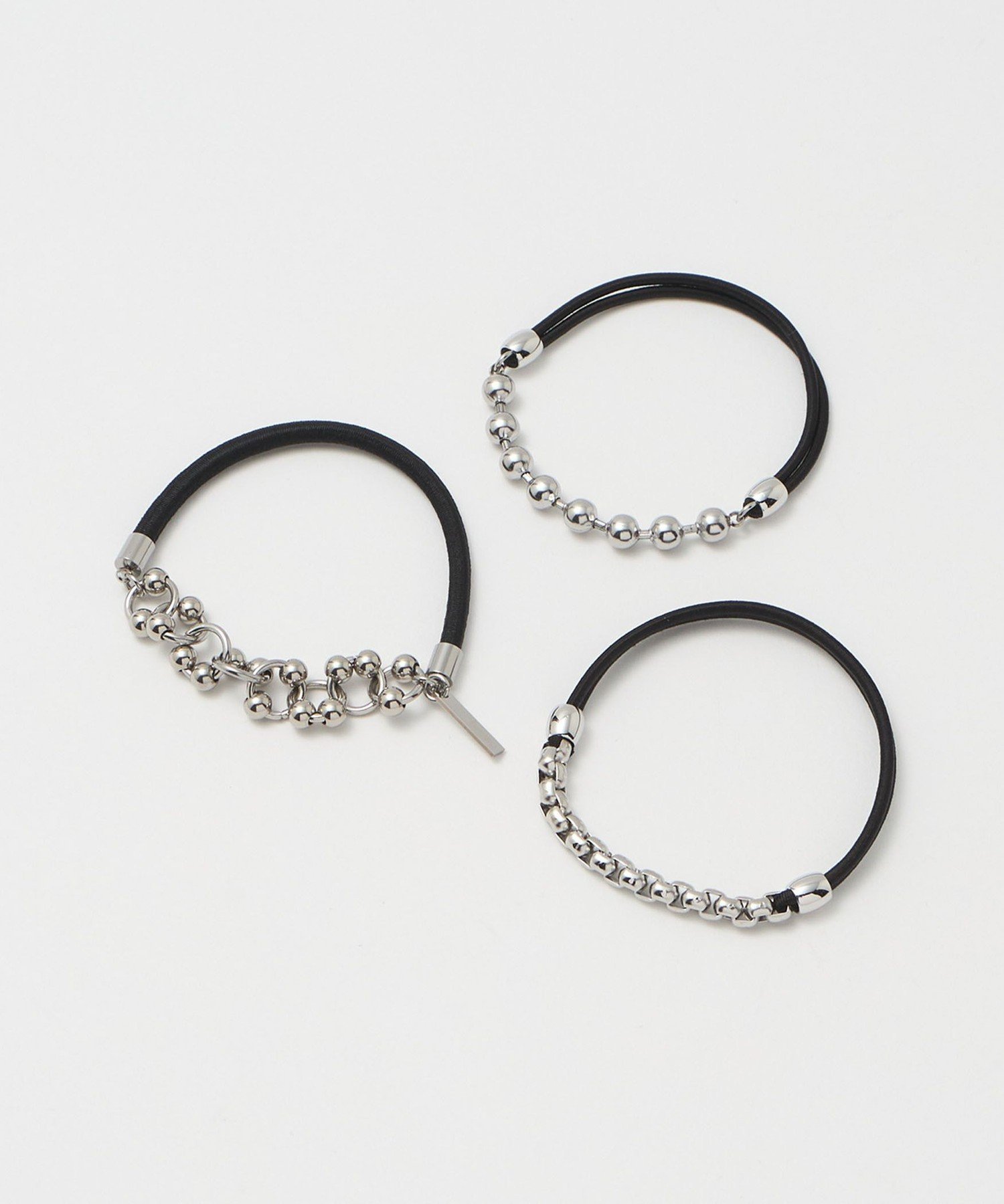 楽天市場】heyep(ヘイップ) Rhinestone Hair Ties 3 Piece Set