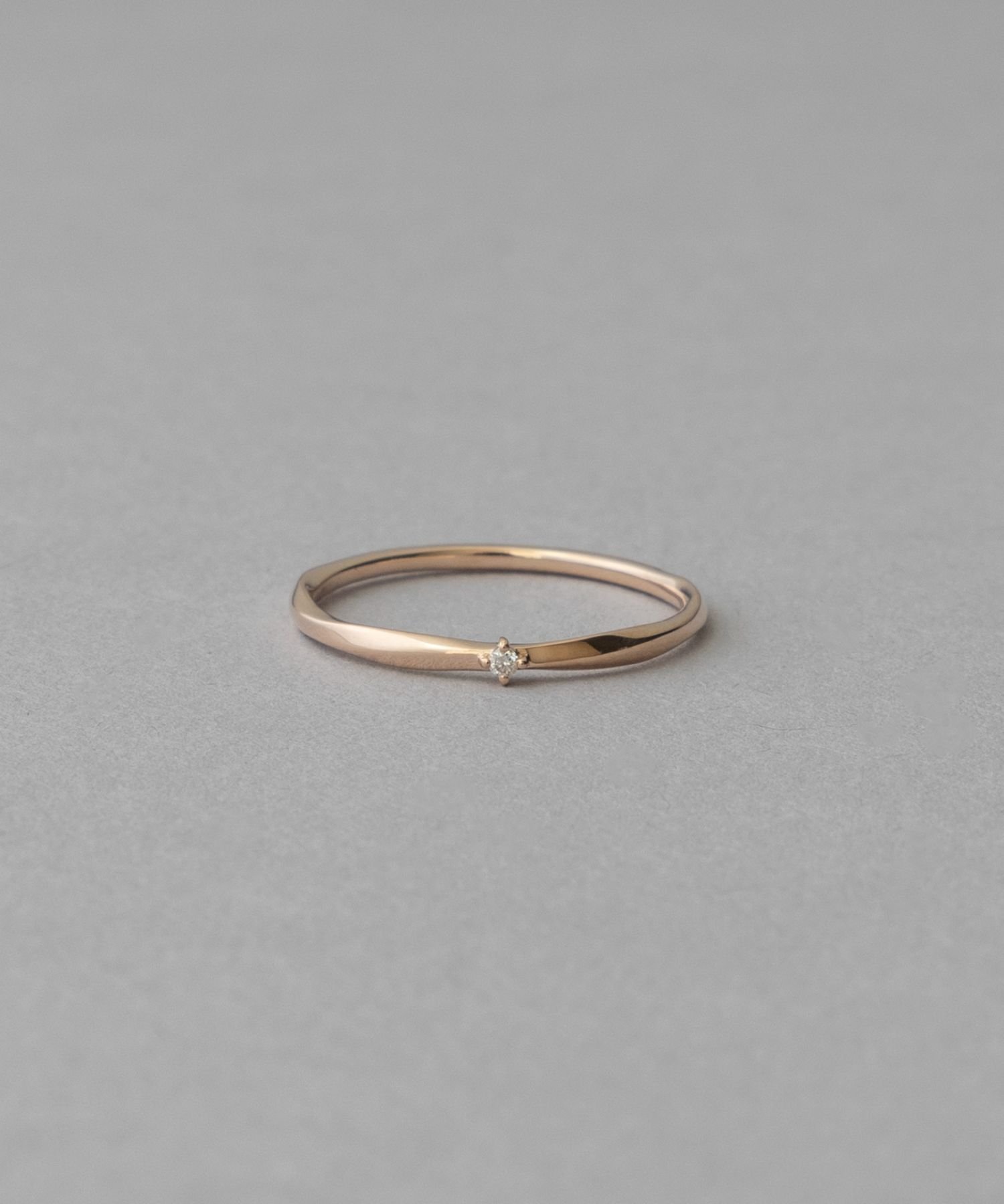 ete PT900スキニーダイアモンドリング PT900 スキニー ダイヤモンド リング（リング）｜ete bijoux