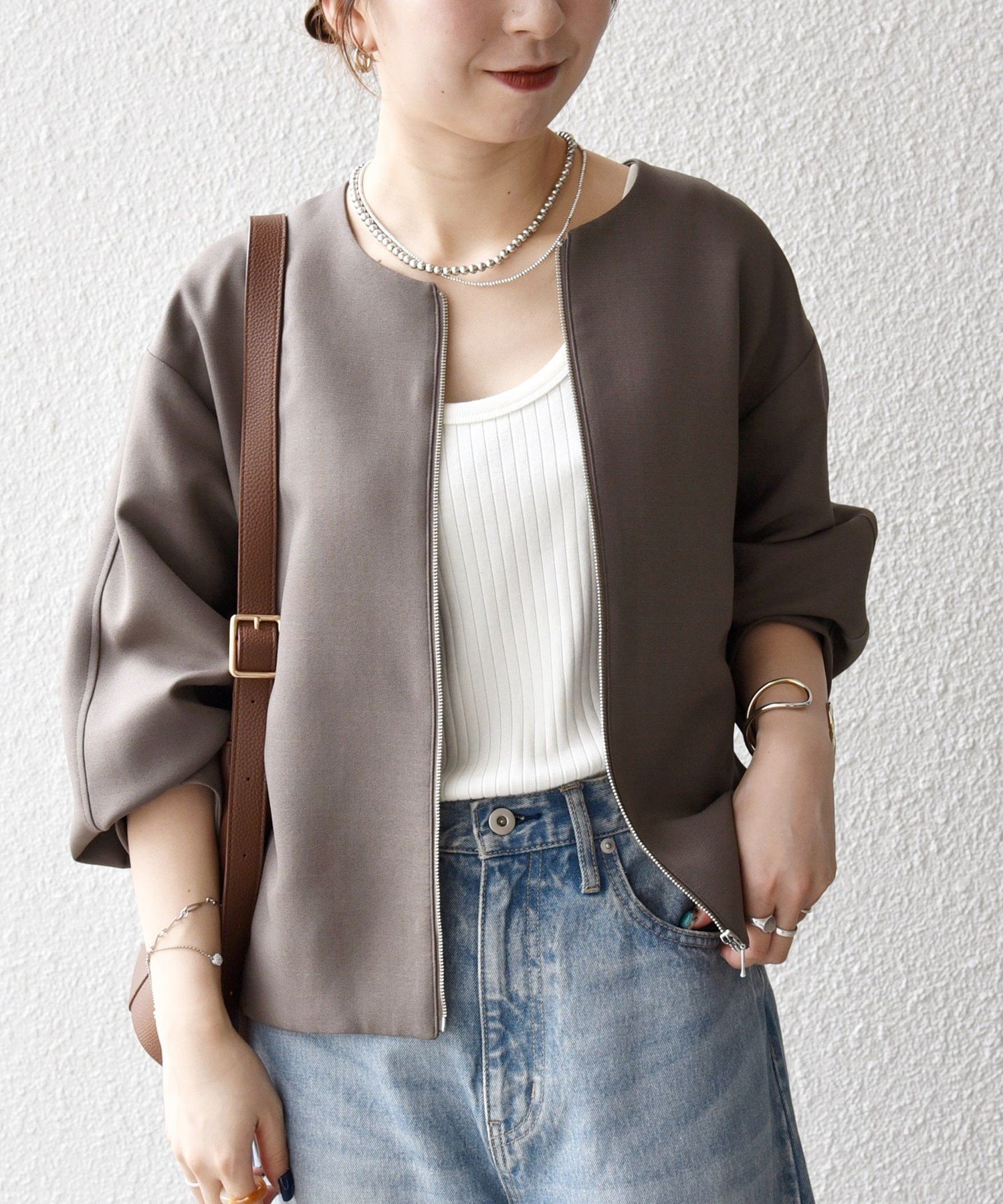 SALE／40%OFF】6(ROKU) ＜6(ROKU)＞SHEER COLOR RIB CARDIGAN