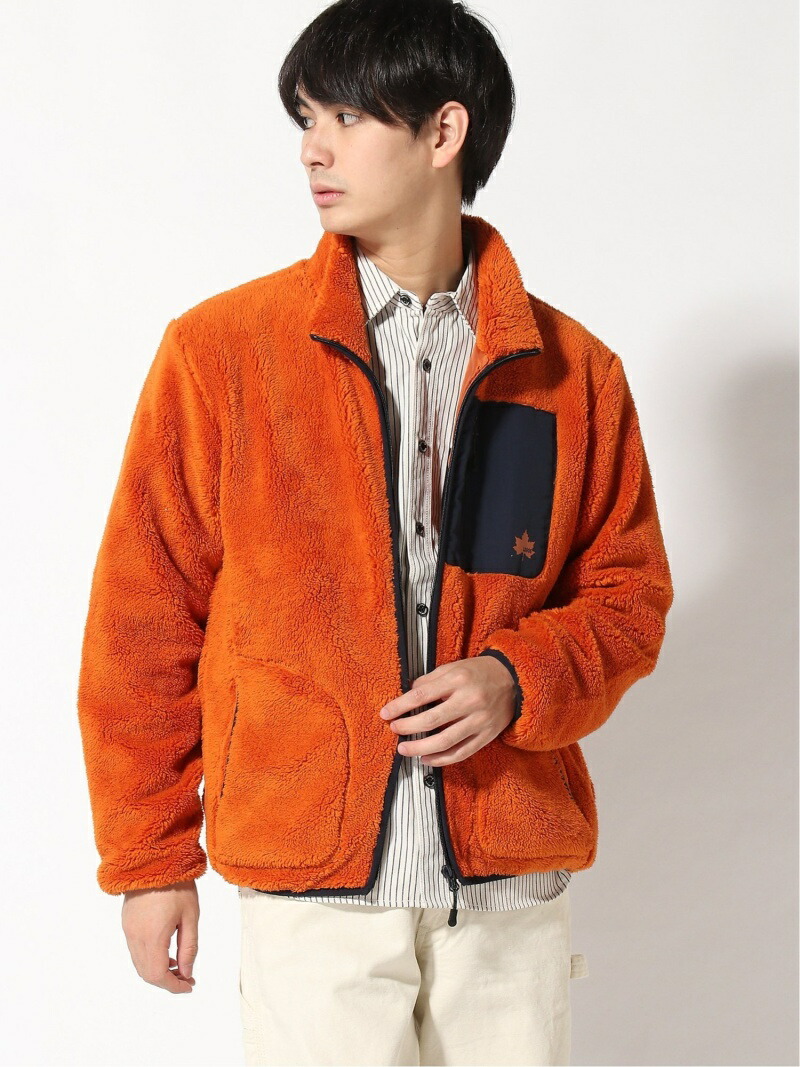 楽天市場 Logos Logos M ロゴス スタンドカラー ボアフリースブルゾン ラザル コート ジャケット ブルゾン オレンジ カーキ グリーン ネイビー ベージュ 送料無料 Rakuten Fashion Men