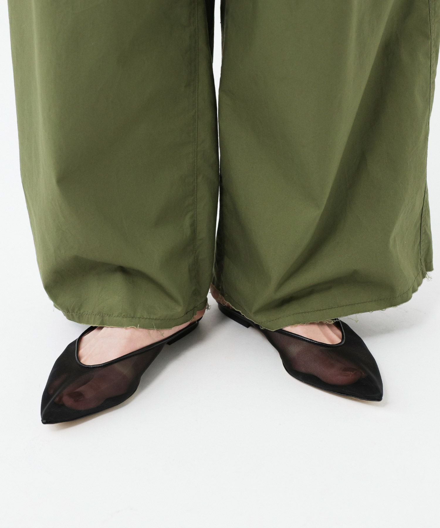 BABYLONE 【CORSO ROMA 9】チュールパンプス バビロン シューズ・靴 パンプス ベージュ ブラック【送料無料】画像