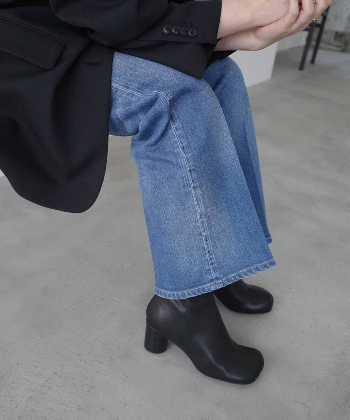 SLOBE IENA 《追加》SLOBE スクエアトゥショートブーツ スローブ