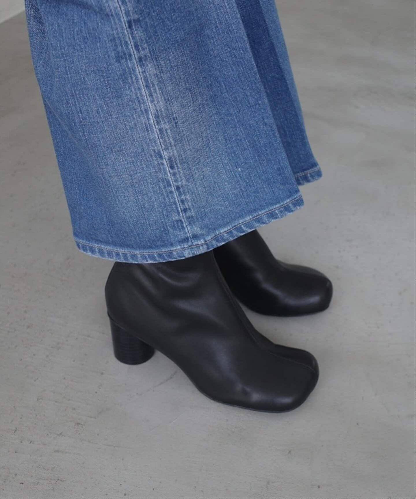 SLOBE IENA 《追加》SLOBE スクエアトゥショートブーツ スローブ