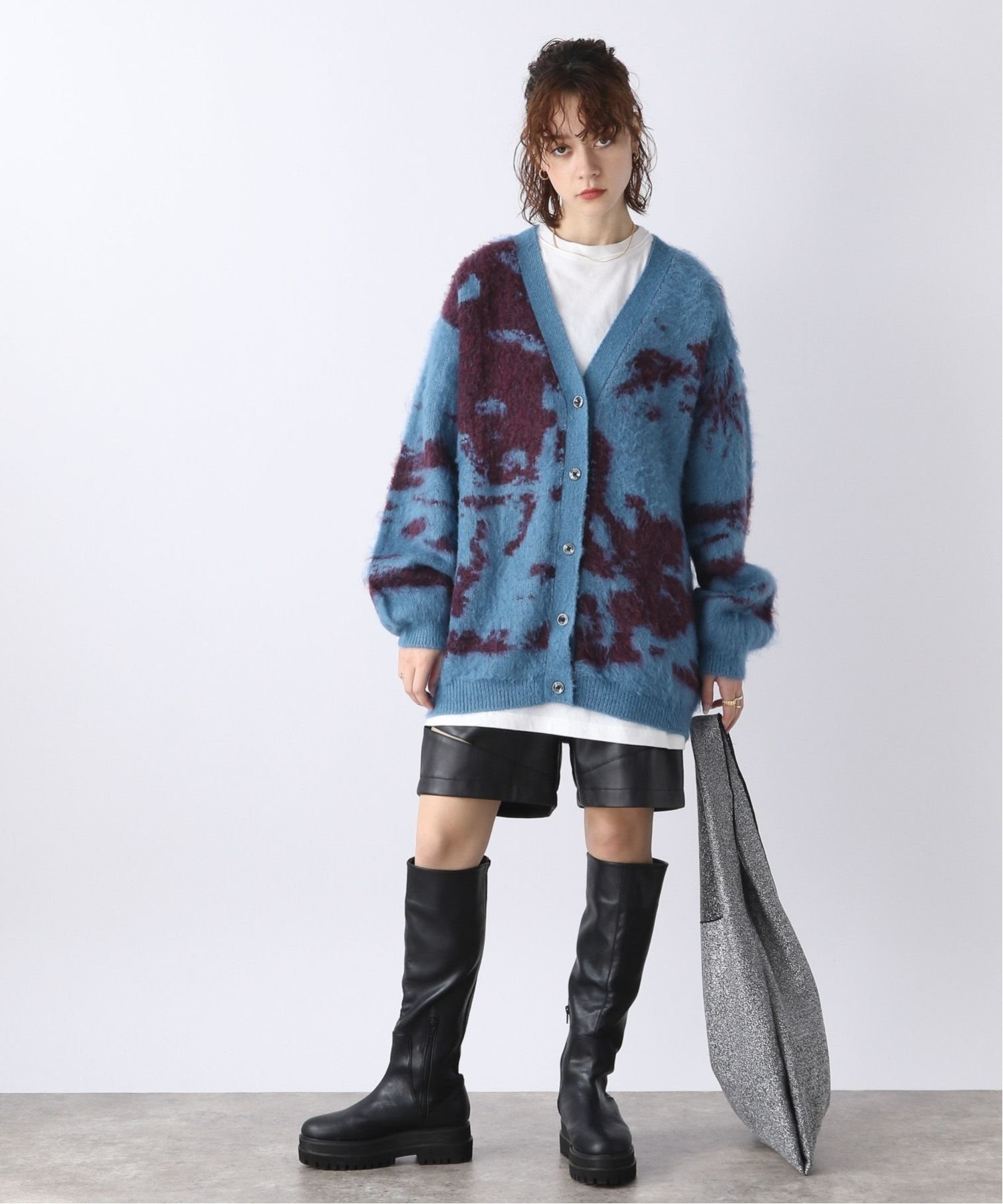 SALE／30%OFF】JEANASIS 5G FoggyキモウVカーディガン ジーナシス 