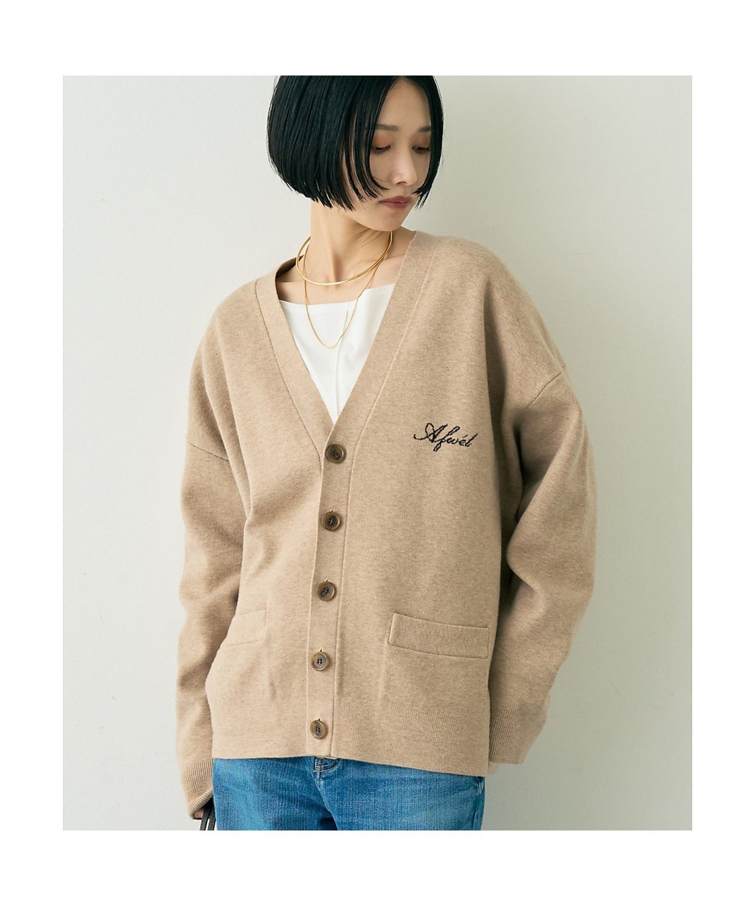 楽天市場】【SALE／20%OFF】【st.Johns 3rd club】LOGOニットカーデ