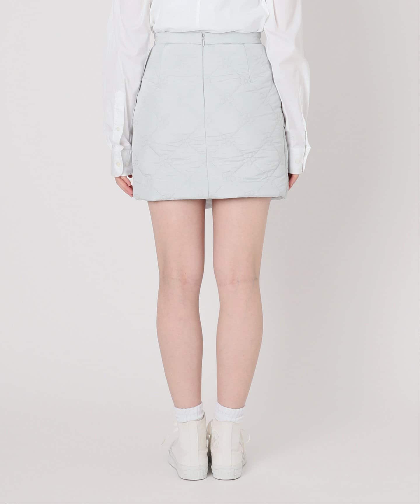 SALE／30%OFF】Charles Chaton flower quilting mini skirt シャルル