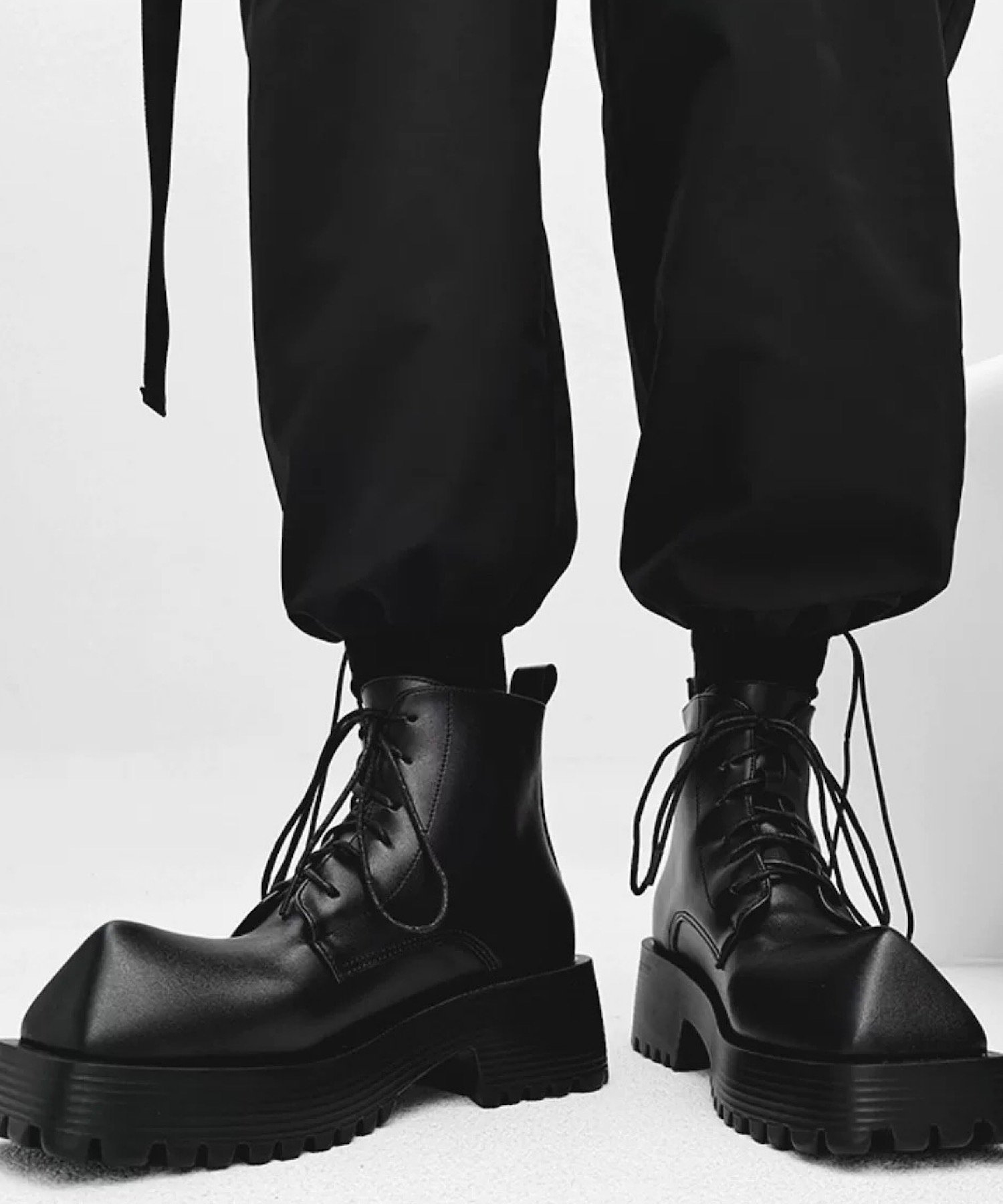 ANOTHER S サイトゥーユニセックスブーツ スマイルオーキッド シューズ・靴 ブーツ ブラック【送料無料】画像