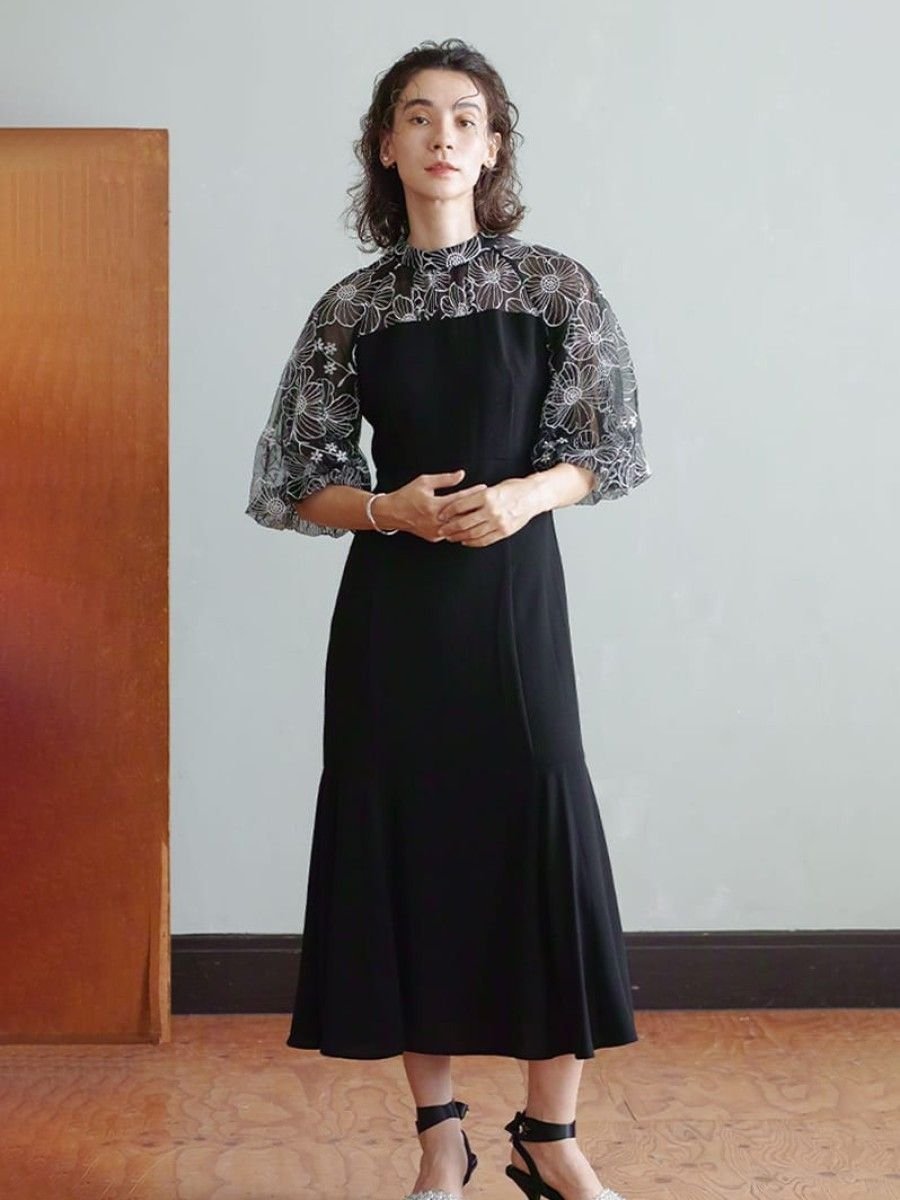 楽天市場】Shirley Temple 花刺繍チュールドレス シャーリーテンプル