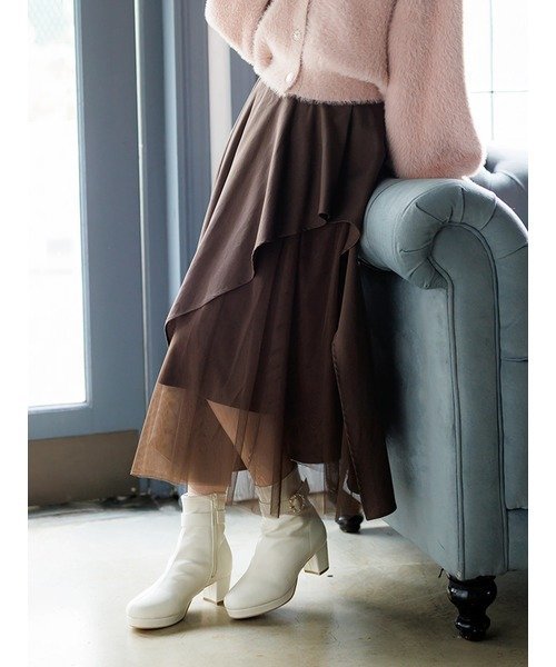 美品　alice auaa ドットチュール　マーメイドスカート アリスアウアア 楽天市場】alice auaa / バッスルロングマーメイドスカート