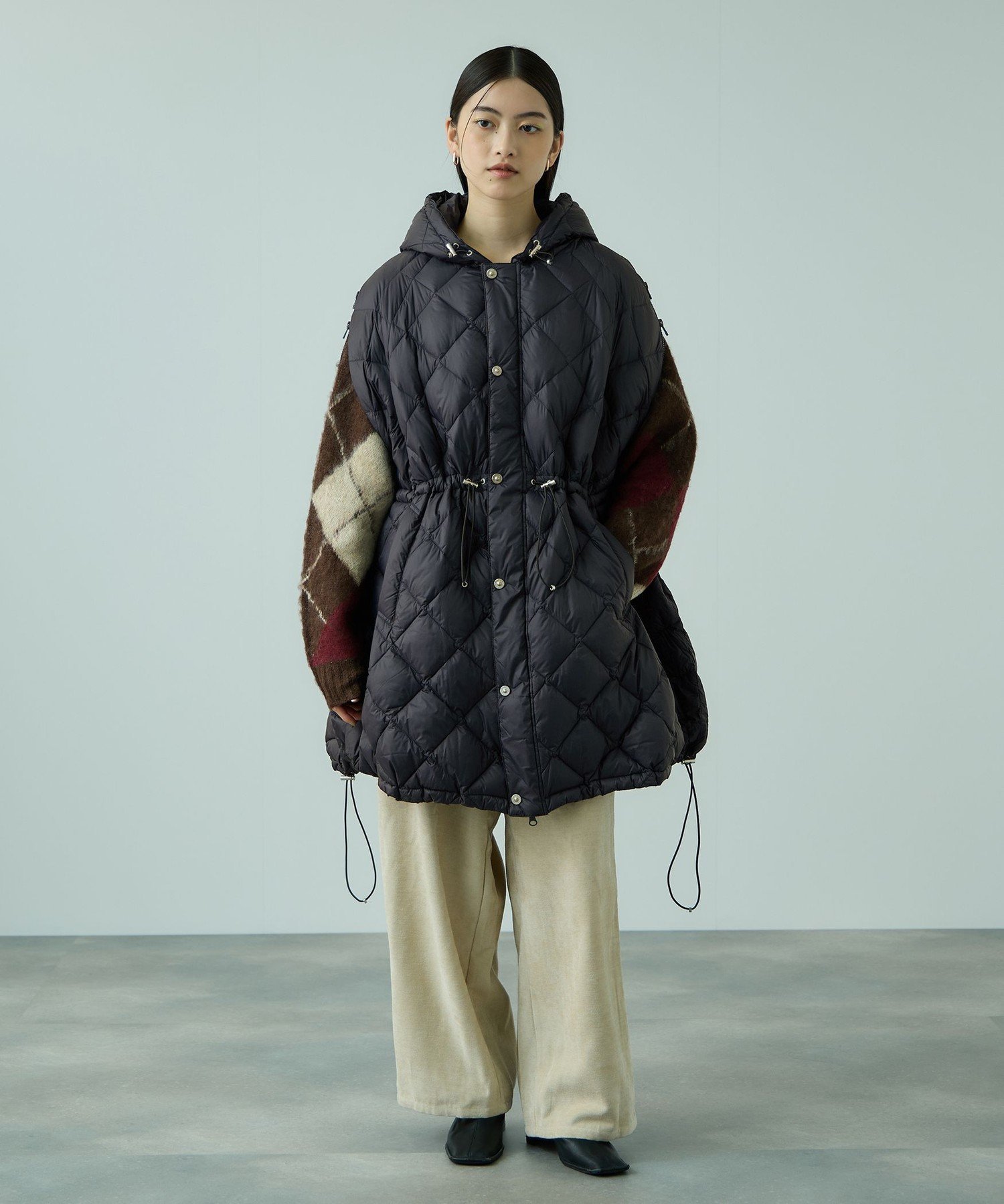 楽天市場】TAION タイオン ミリタリー ダウンケープ TAION-CPML-1