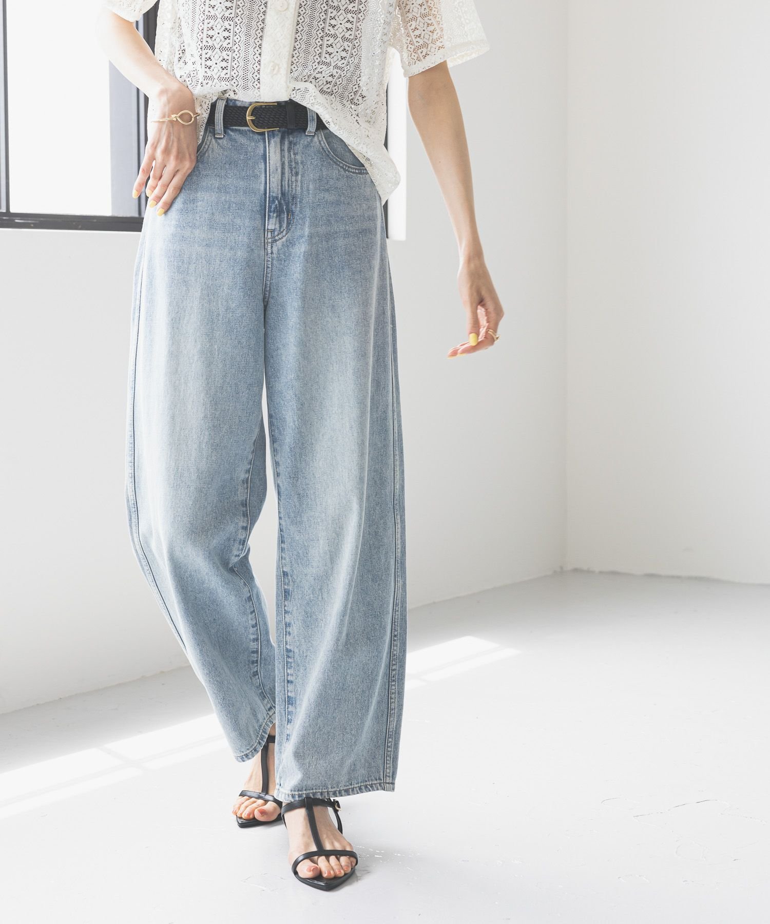 楽天市場】【SALE／50%OFF】GOODデニムバギーパンツ/118365 GLOBAL
