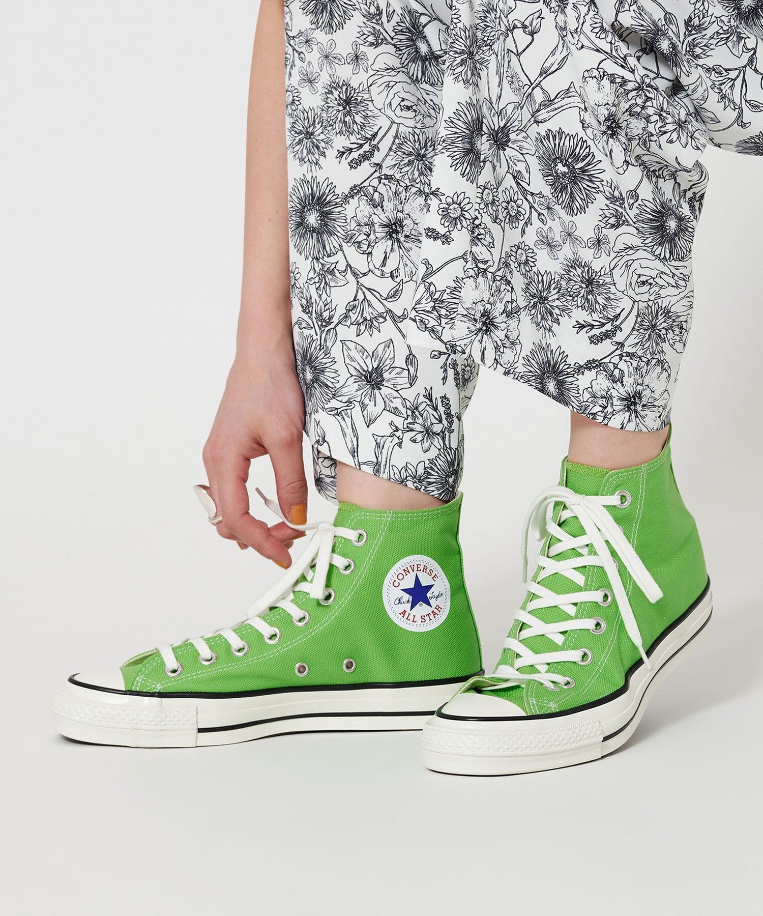 BEAUTY&YOUTH UNITED ARROWS ＜CONVERSE＞ALL STAR HI MADE IN JAPAN ライム/スニーカー ビューティー＆ユース　ユナイテッドアローズ シューズ・靴 スニーカー【送料無料】画像
