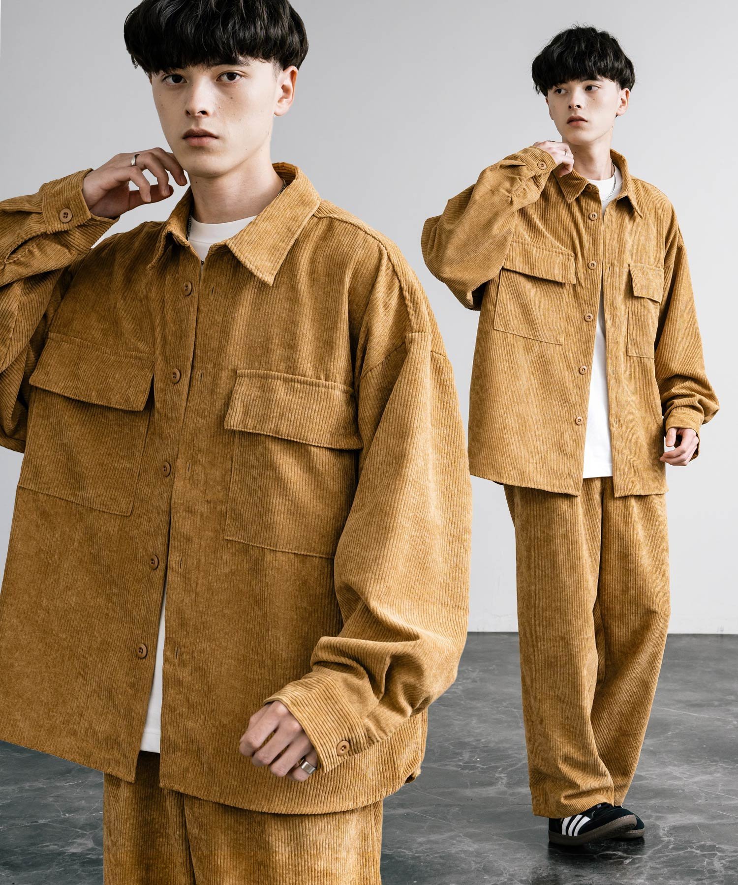 楽天市場】コーデュロイセットアップ 2点セット : AUEN