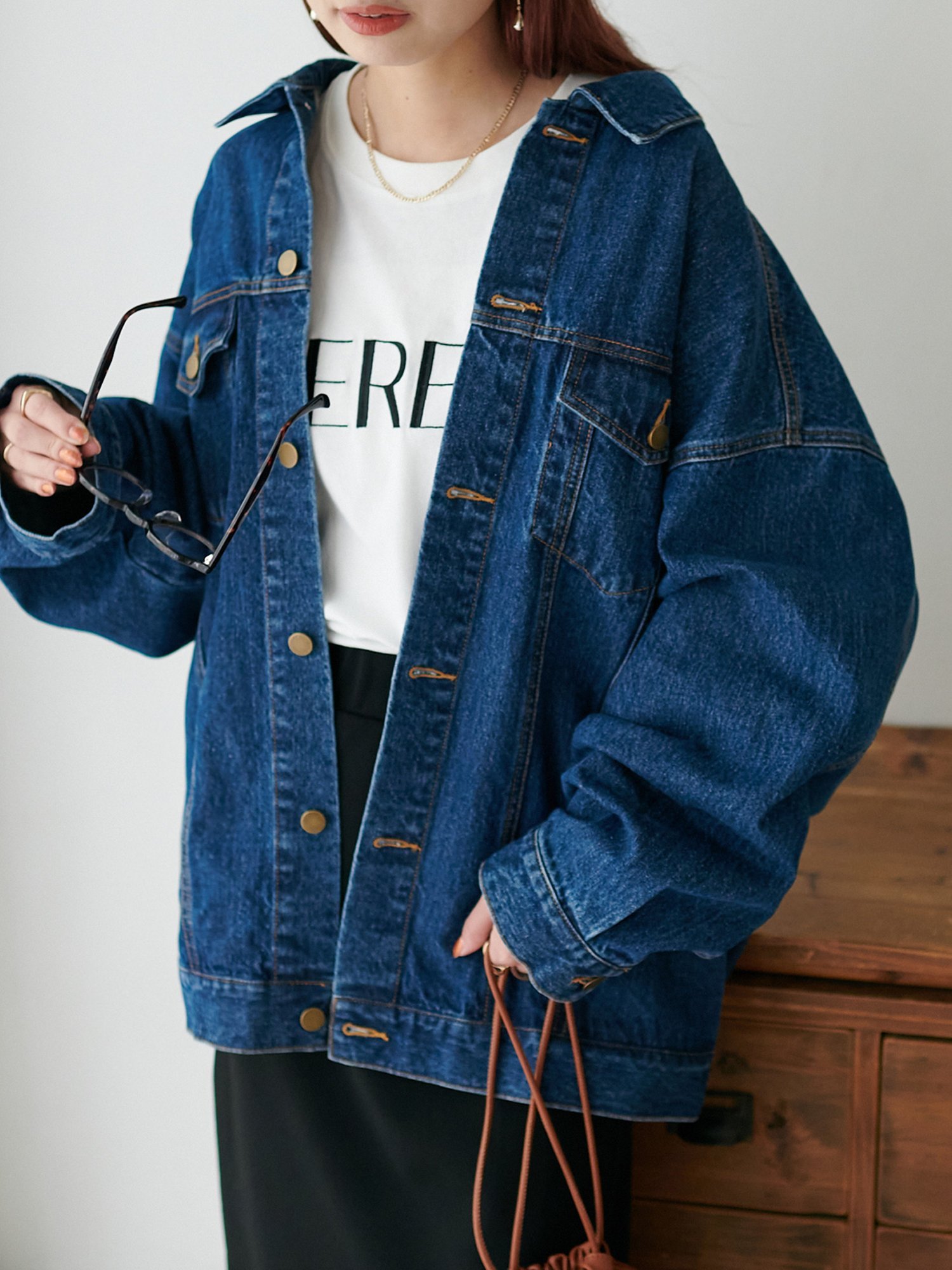 Discoat 【WEB限定】USコットンデニムビッグGジャン ディスコート 