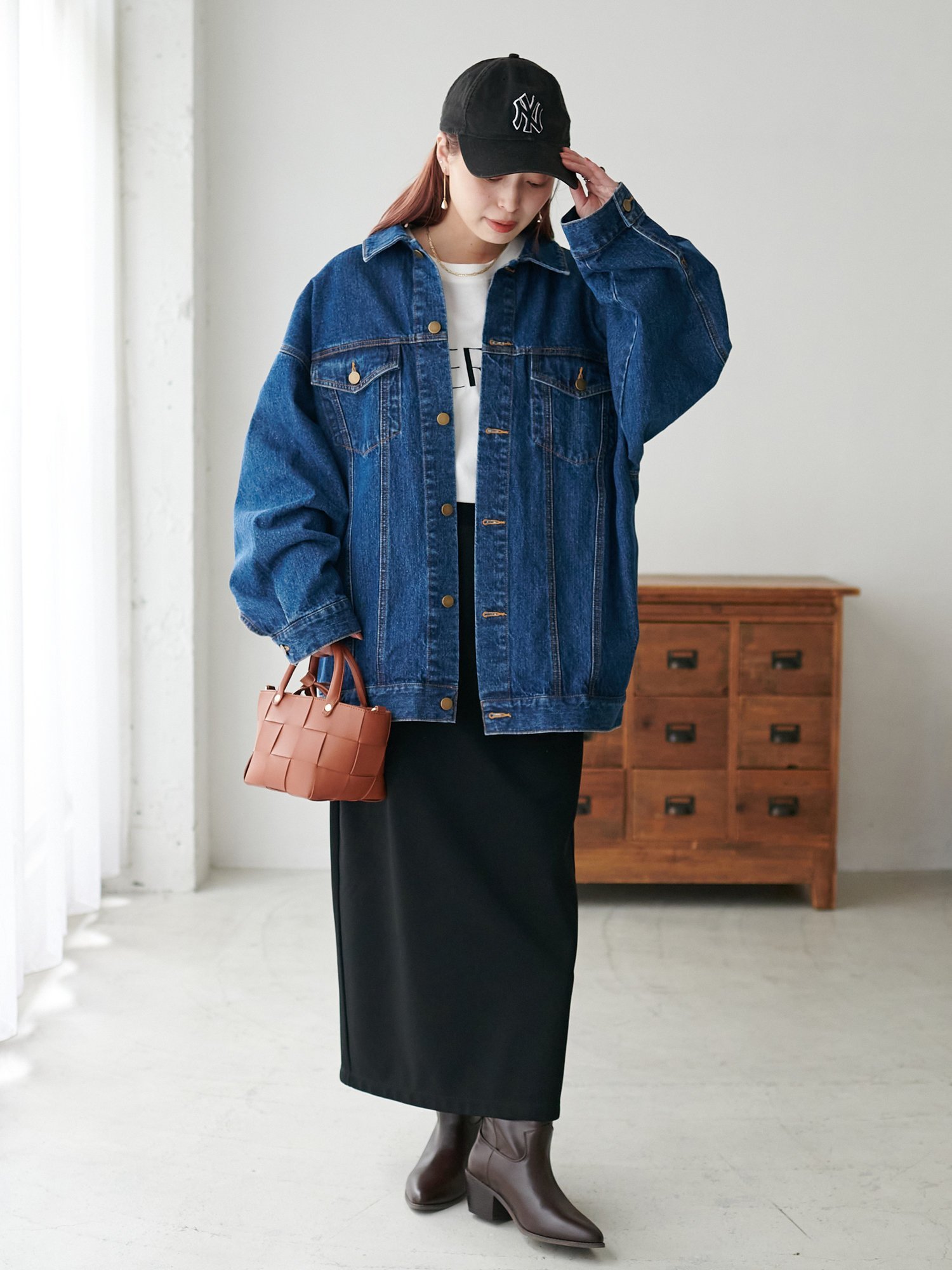 Discoat ディスコート USAコットンデニムビッグGジャン