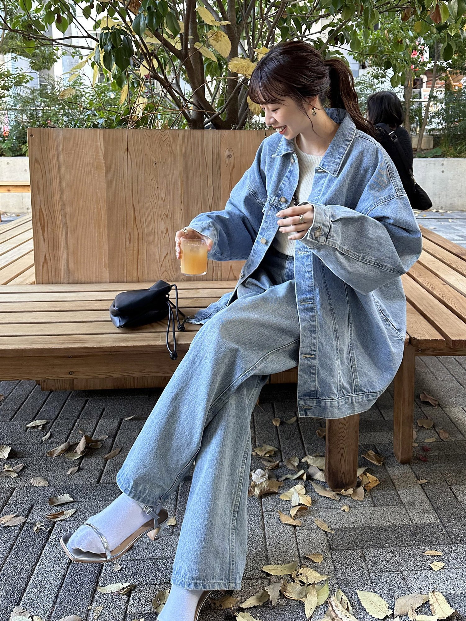 Discoat ディスコート USAコットンデニムビッグGジャン