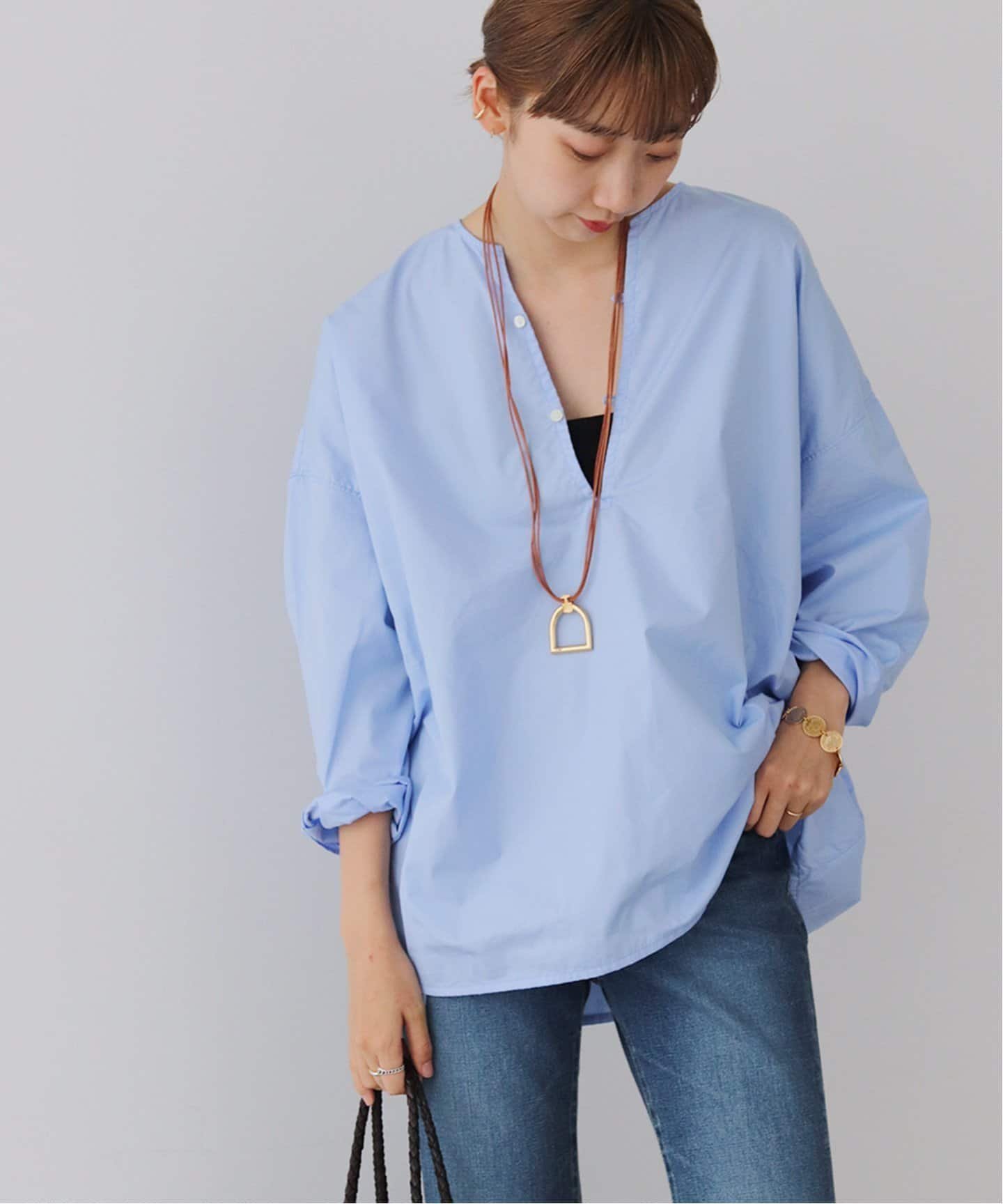 plage SUPIMA COTTON オーバーサイズシャツ プラージュ トップス 