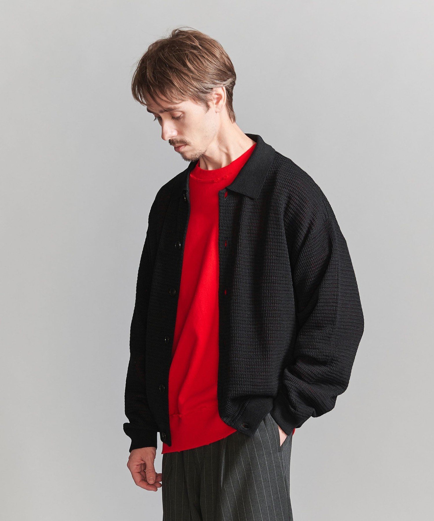 SALE／55%OFF】BEAUTY&YOUTH UNITED ARROWS クロシェ ニット ポロ