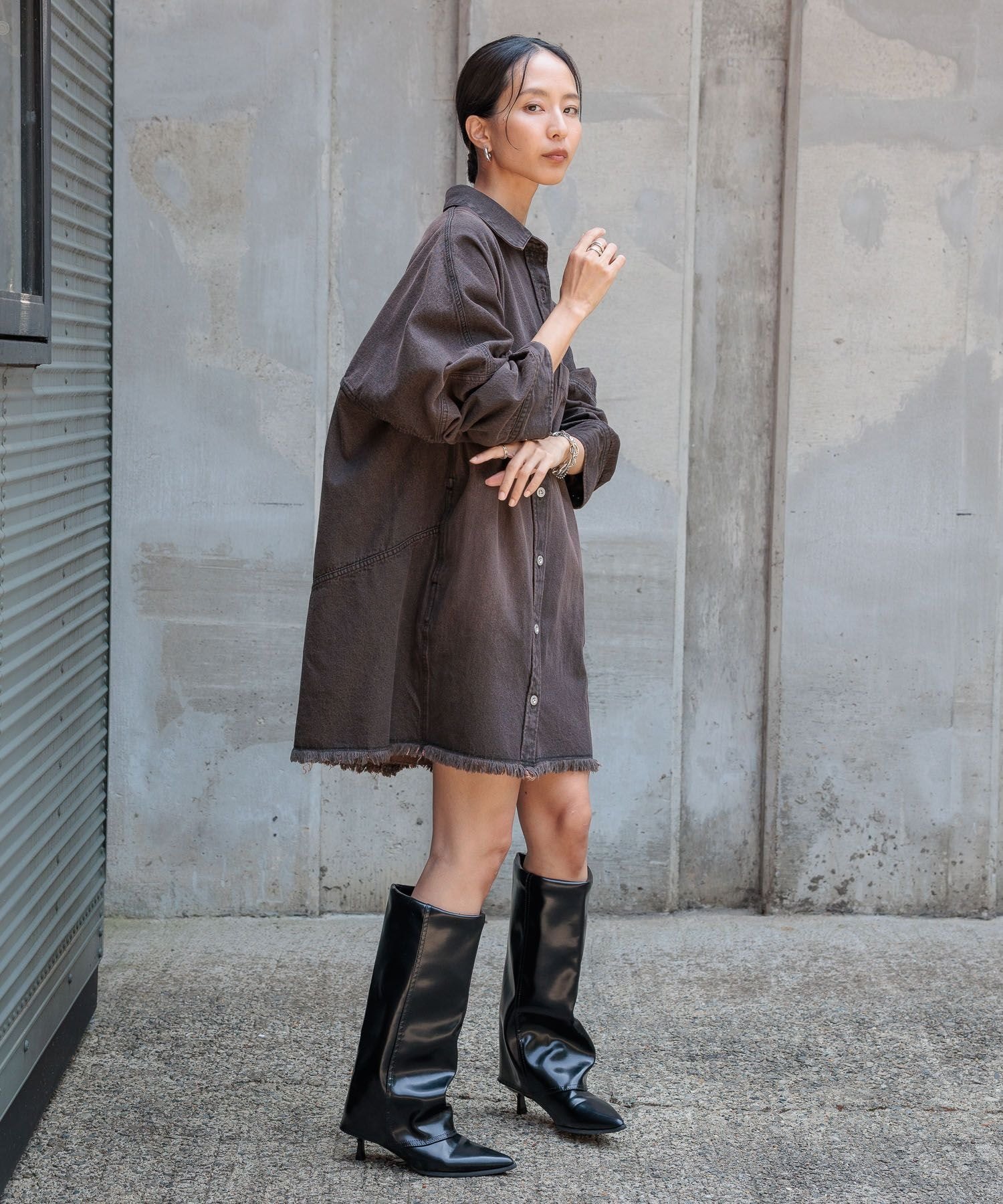 SLOBE IENA 《追加》ピンタックフリルワンピース スローブ イエナ