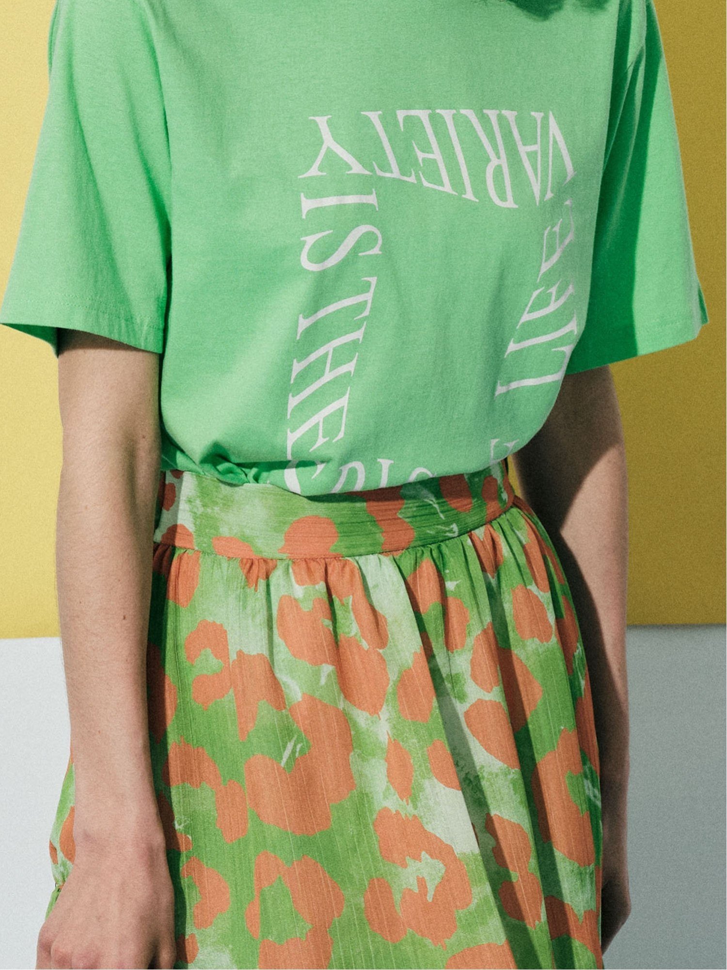 SALE／40%OFF】MAISON SPECIAL レオパードボリュームスカート メゾン 