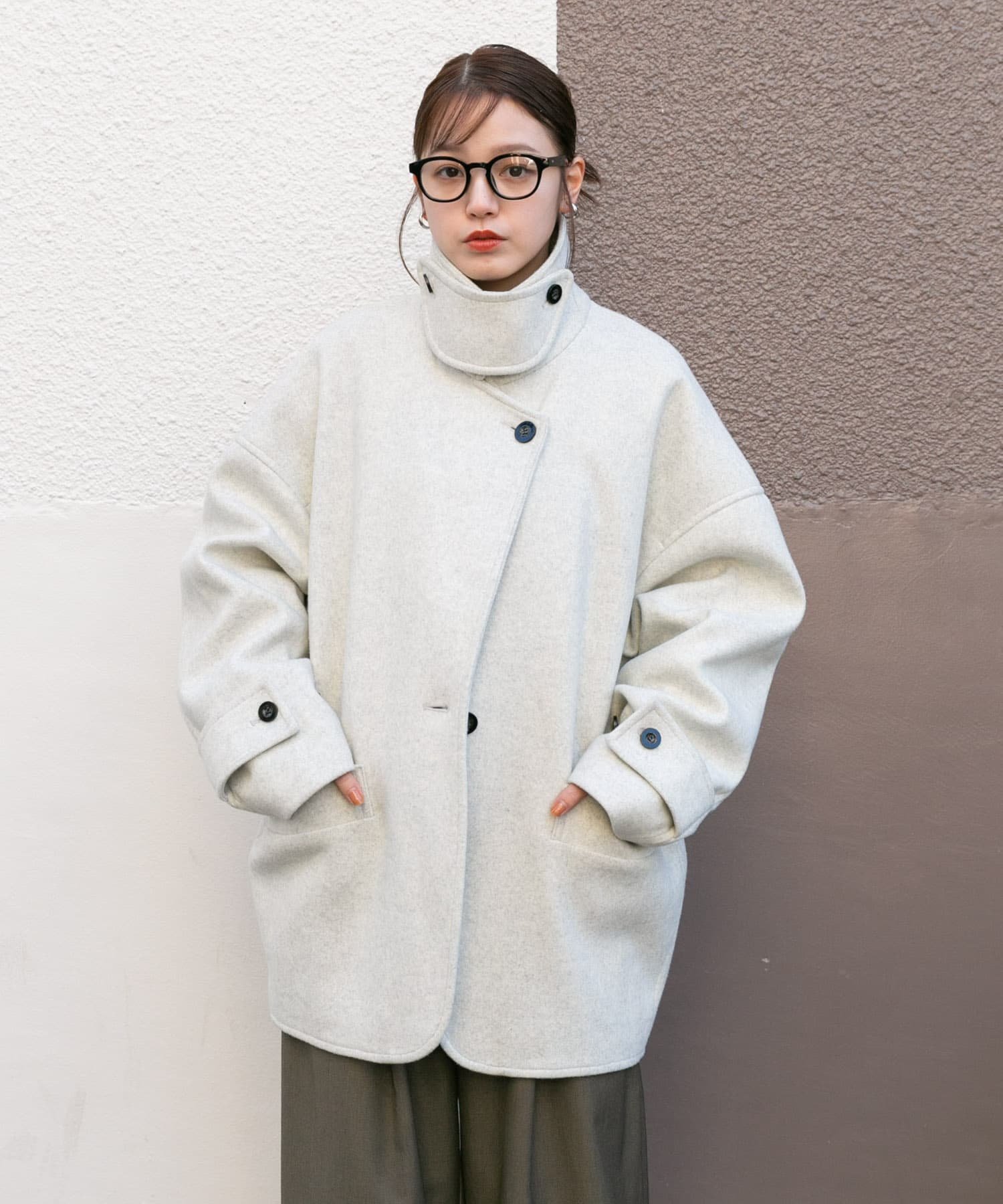 楽天市場】【SALE／50%OFF】コクーンミドルコート KBF
