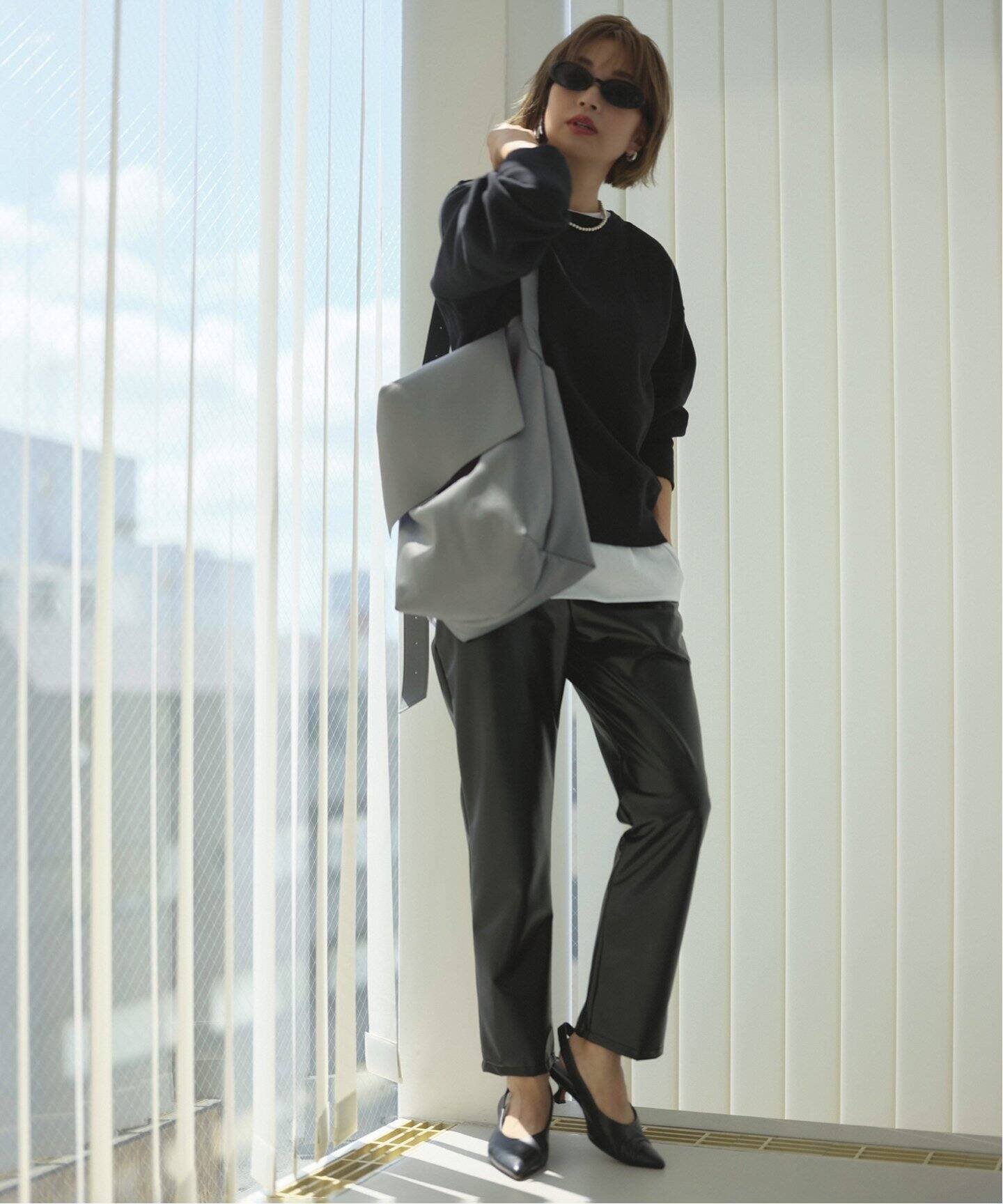 s.oyamada*SLOBE フェイクレザーBAG グリーン s.oyamada*SLOBE フェイクレザーBAG