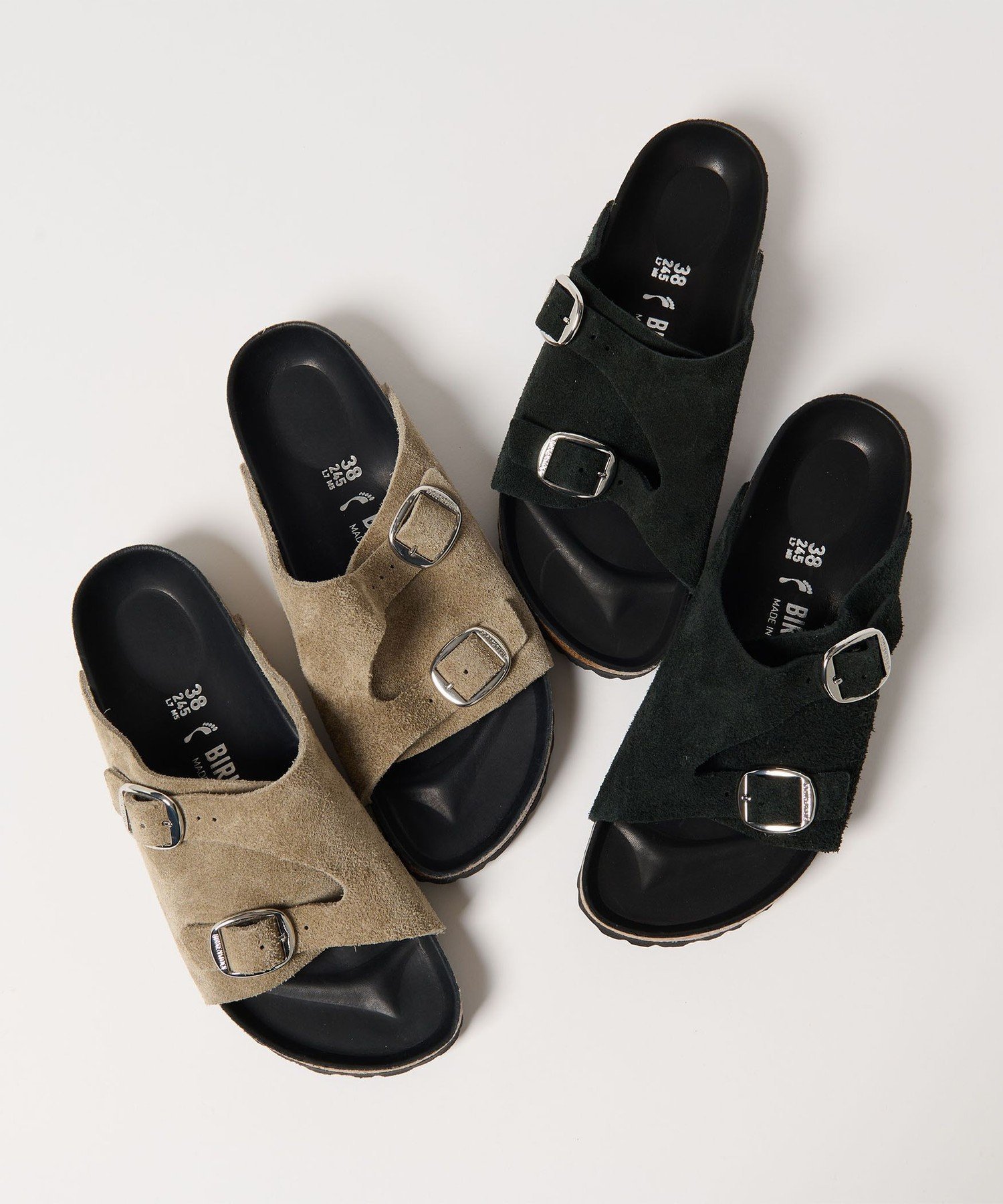 BIRKENSTOCK ブラック サンダル　チューリッヒ　ユナイテッドアローズ BEAUTY&YOUTH UNITED ARROWS｜【別注】 <BIRKENSTOCK