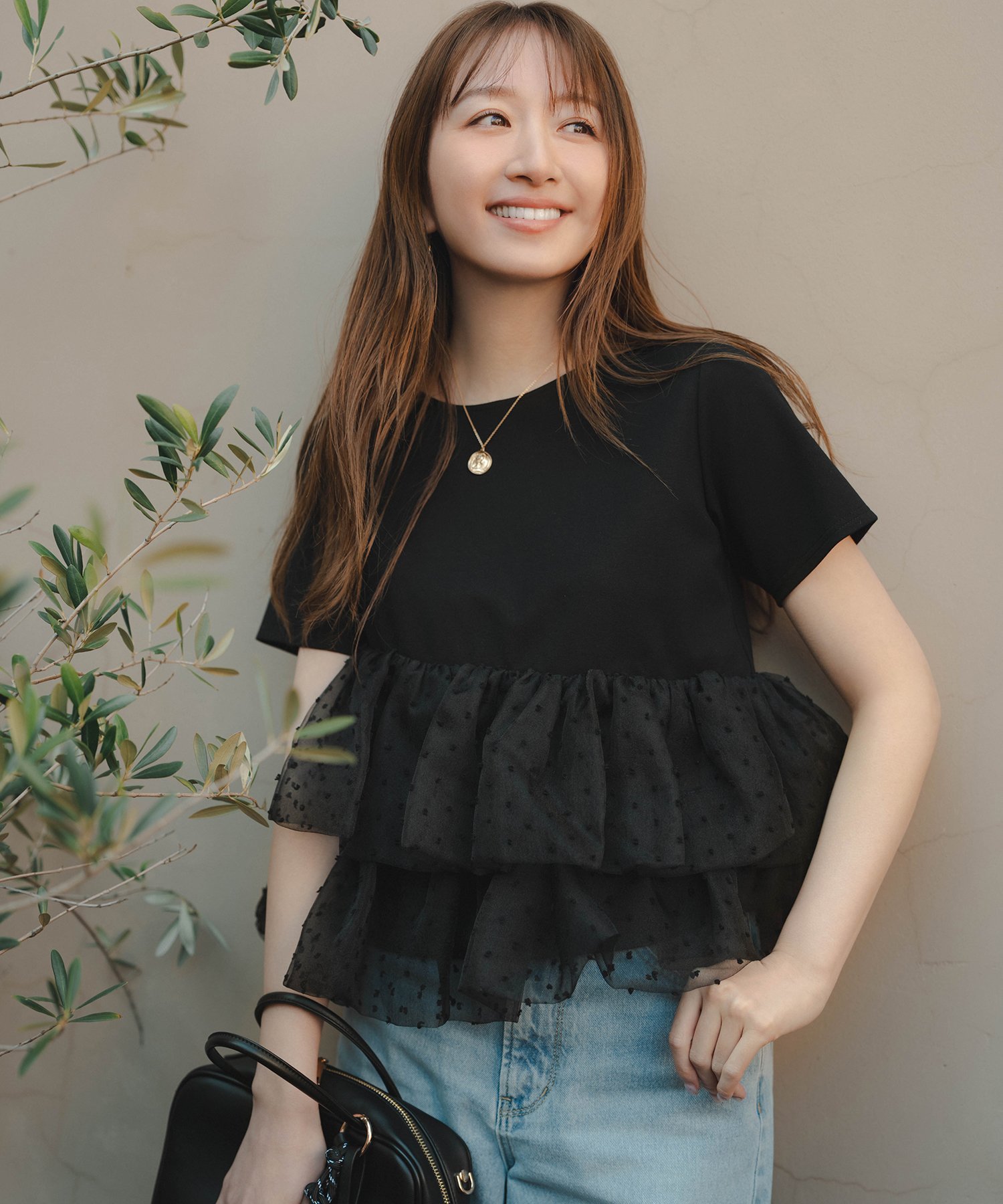 P フリル ニットベスト UNITED ARROWS ユナイテッドアローズ トップス