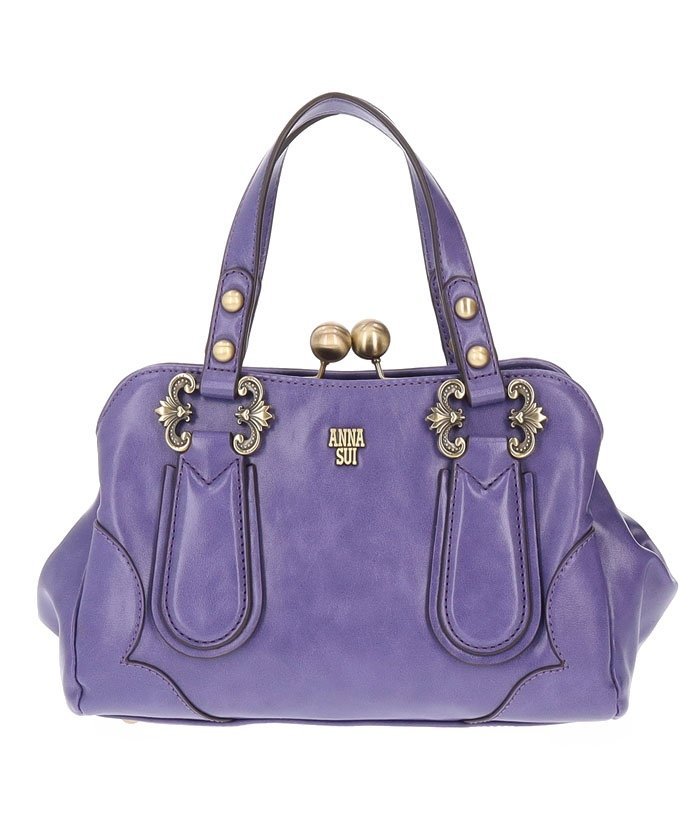 【鬼滅の刃×ANNA SUI 】パープル 胡蝶姉妹 バッグ ハンドバッグ 鬼滅の刃×ANNA SUI バッグ【2022年2月発送】 | 鬼滅の刃