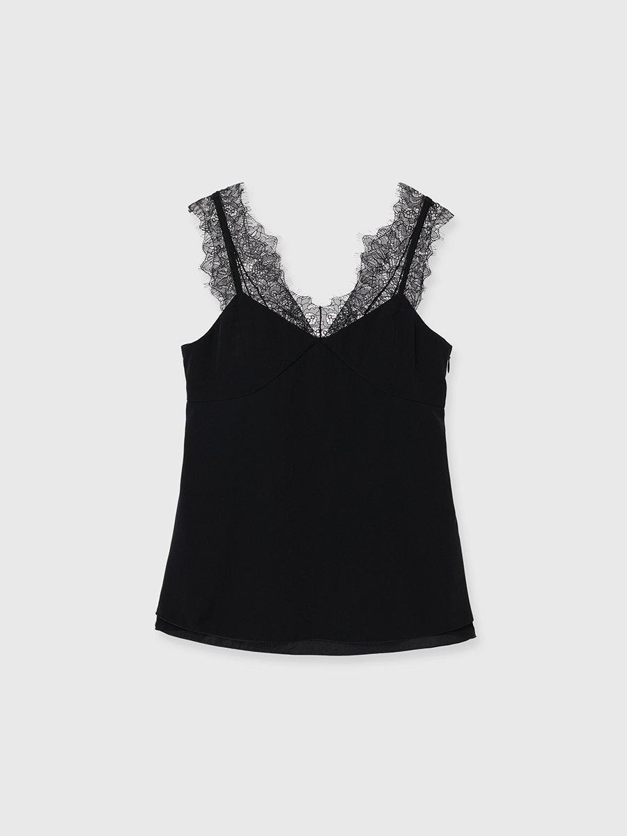 anuans レーストリムカップインキャミソール アニュアンス トップス