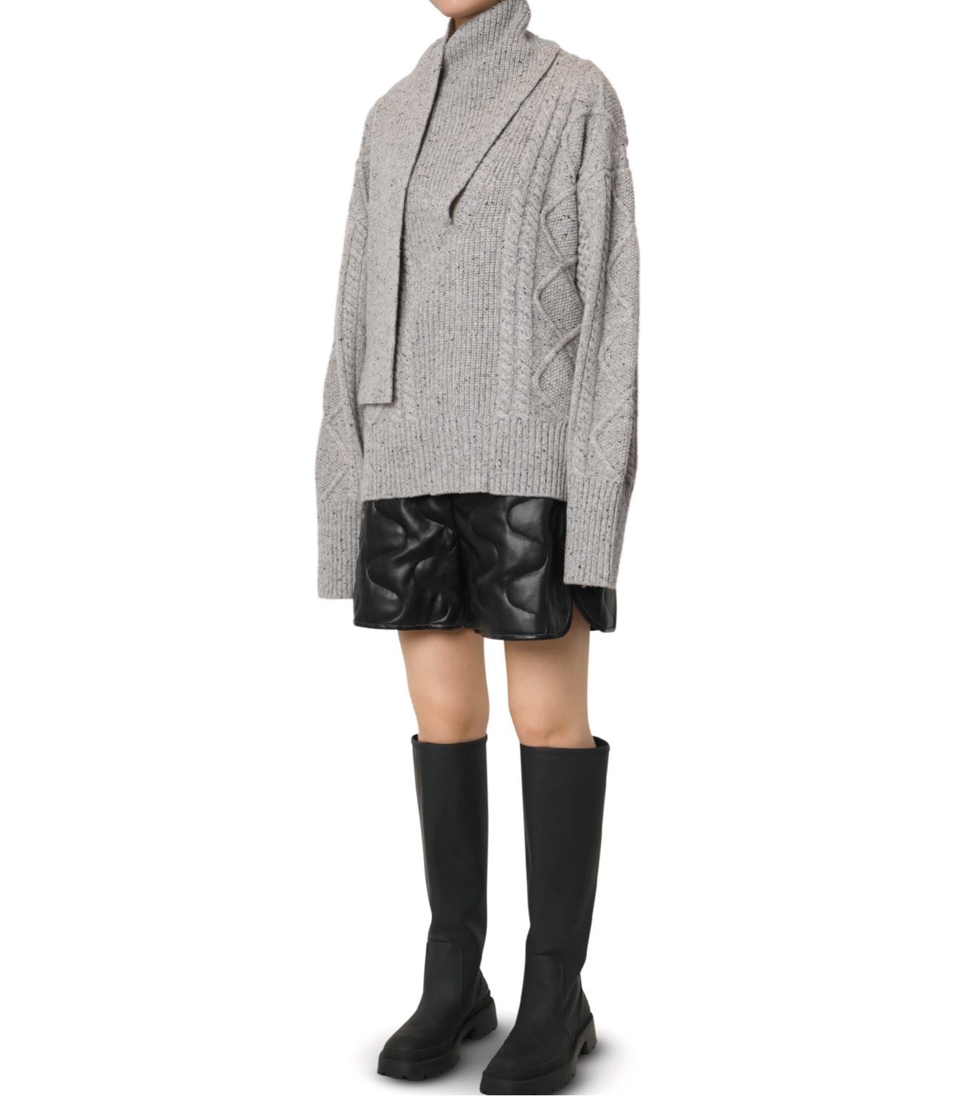 SALE／40%OFF】LE CIEL BLEU LE CIEL BLEU/ネップヤーンケーブル
