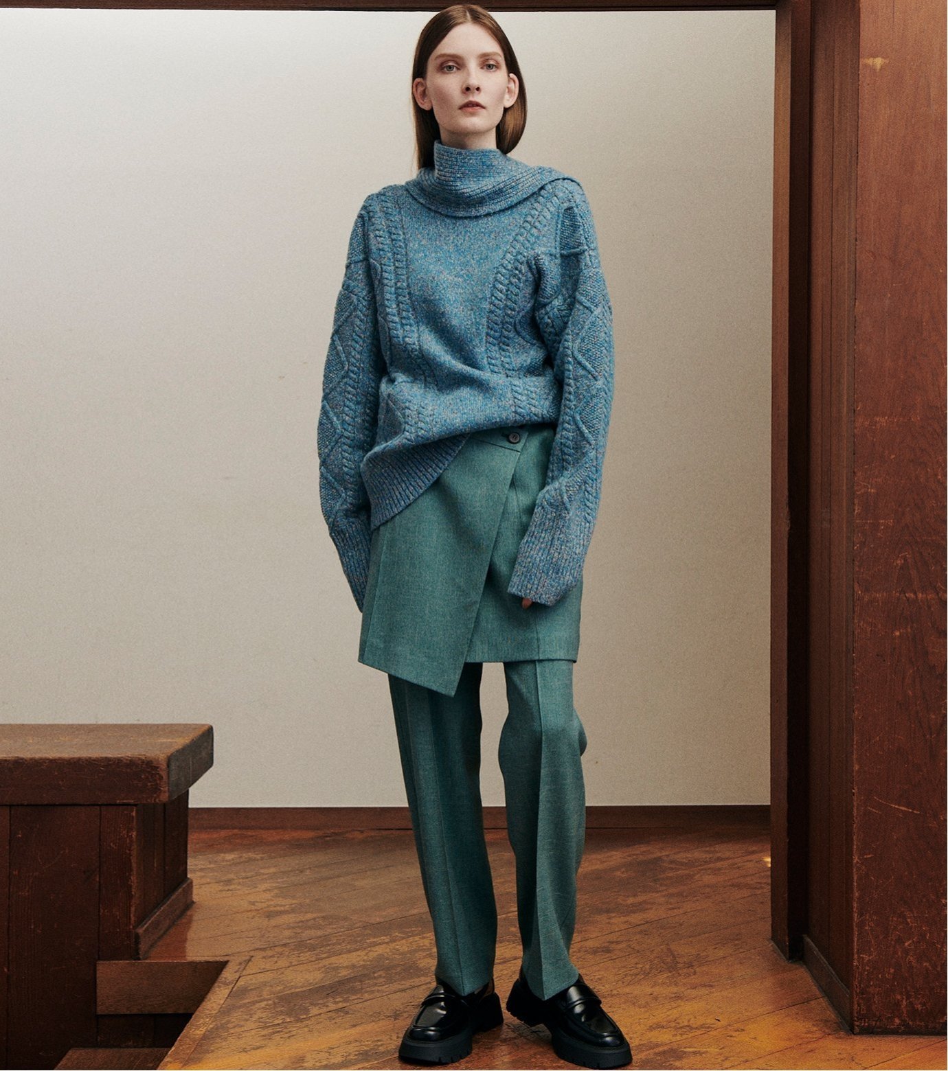 LE CIEL BLEU - LECIELBLEU ネップヤーンケーブルニット SALE／40%OFF】LE CIEL BLEU LE CIEL BLEU/ネップヤーンケーブル