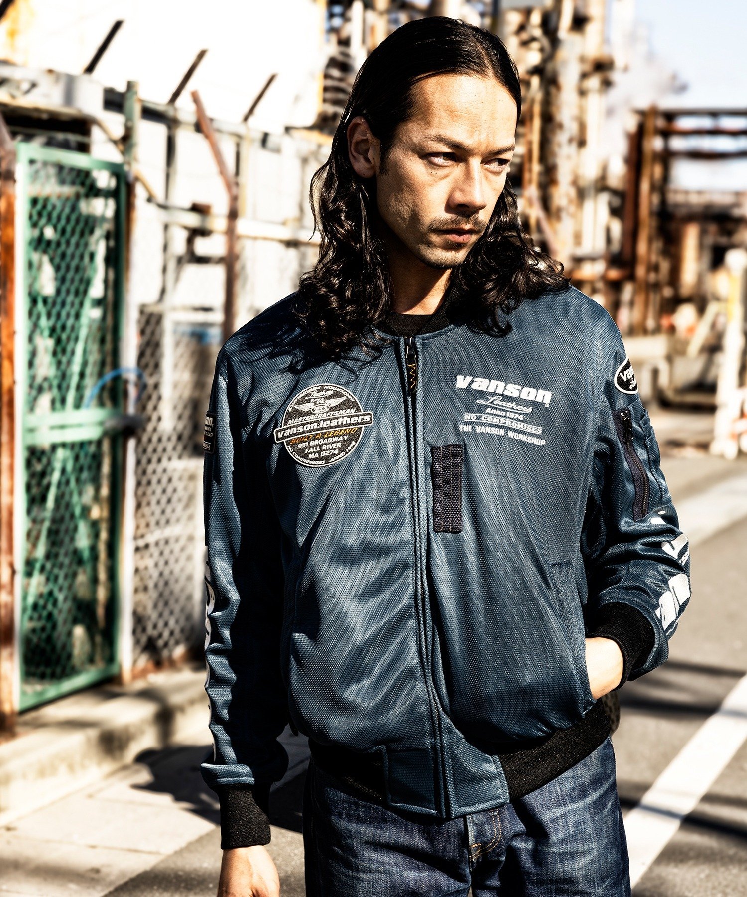 楽天市場】Vanson Leathers NYLON JACKET バンソンレザーズ