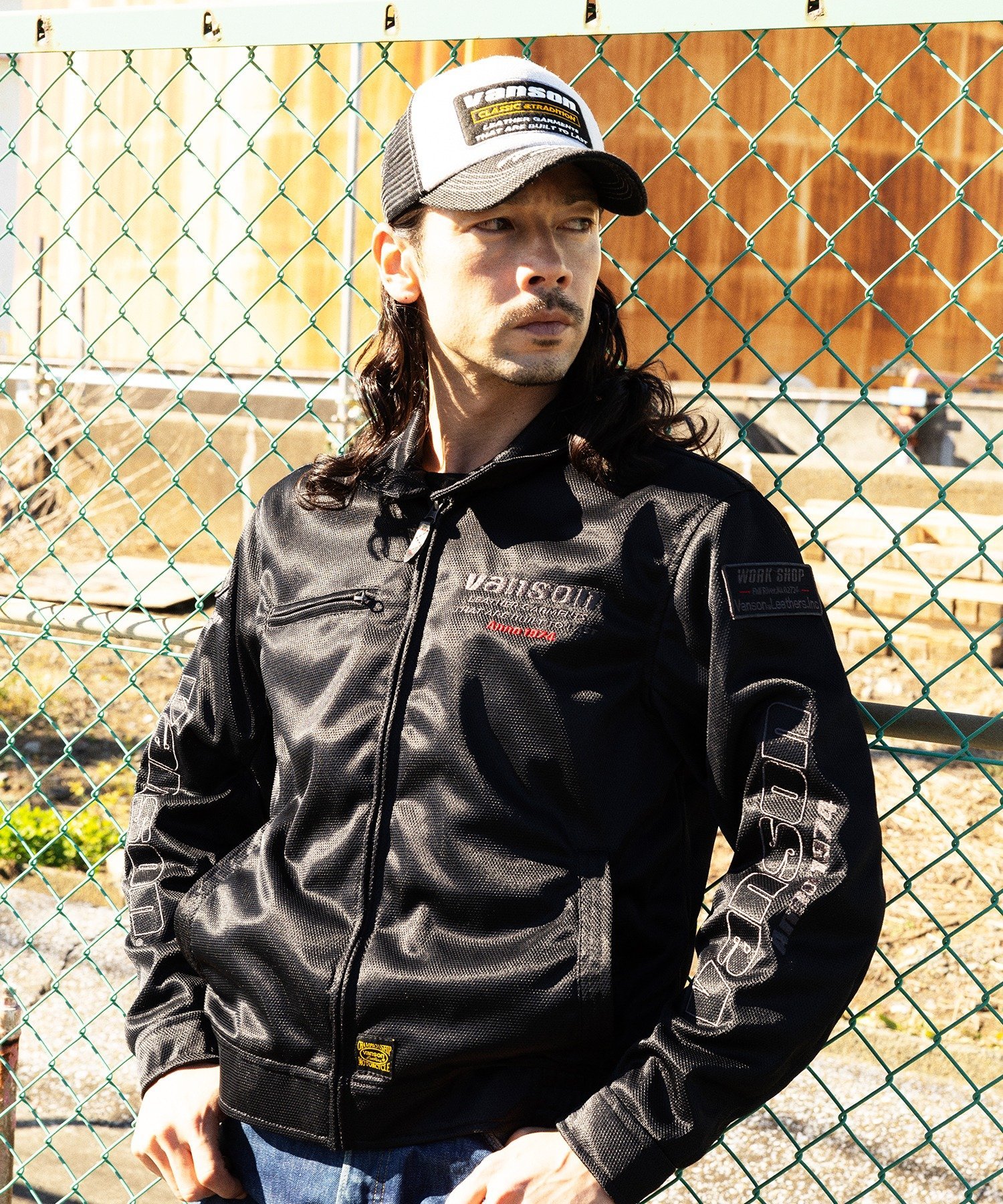 VANSON(バンソン) レーザージャケットブラック　サイズ40 VANSON vanson バンソン C2C2D ダブルライダースジャケット