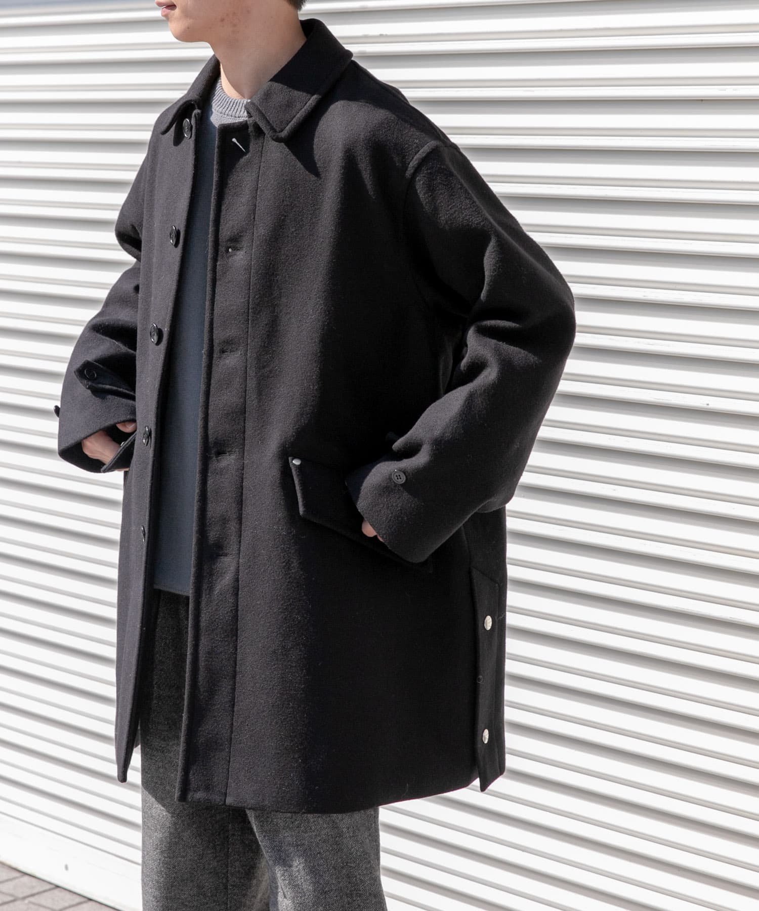 美品　バルマカンコート　アーバンリサーチドアーズ　ブラック　サイズM 楽天市場】バルマカンコート／アーバンリサーチ ドアーズ（URBAN