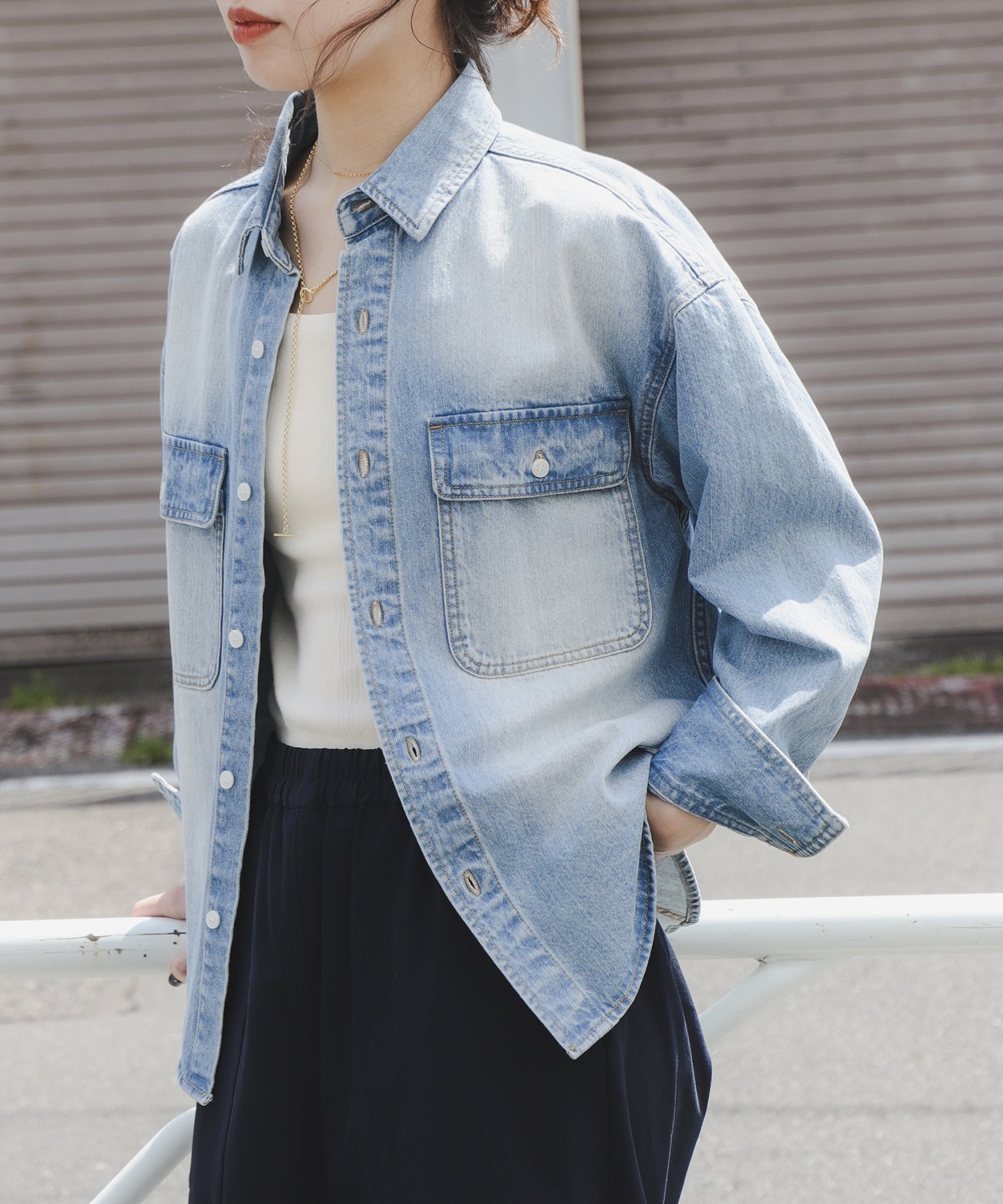 ブラウス シャツ 「別注」Lee101×Sonny Label　SHIRTS レディース Lee ブラウス シャツ 「別注」Lee101×Sonny Label SHIRTS