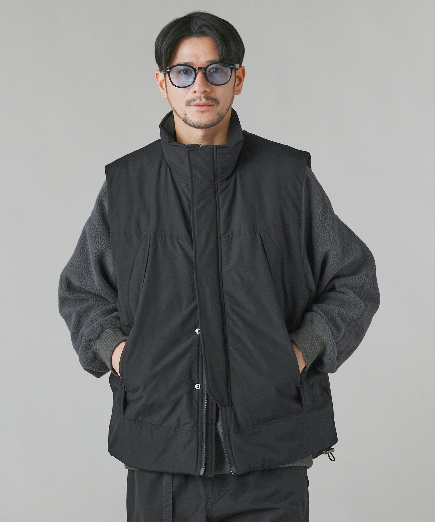 BEYOND CLOTHING LEVEL7 VEST アルファグレー ML美品 BEYOND CLOTHING LEVEL7 VEST アルファグレー ML美品