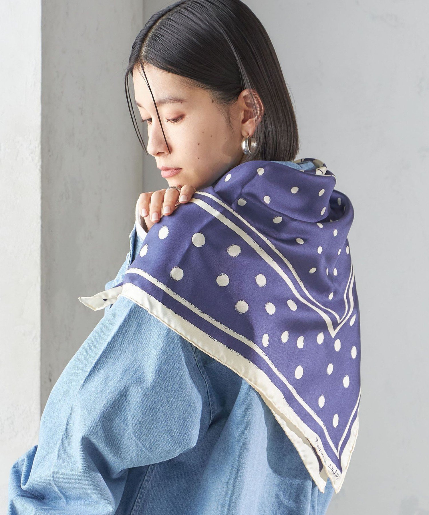 楽天市場】【新品】 m's braque / エムズブラック | CAP-SCARF