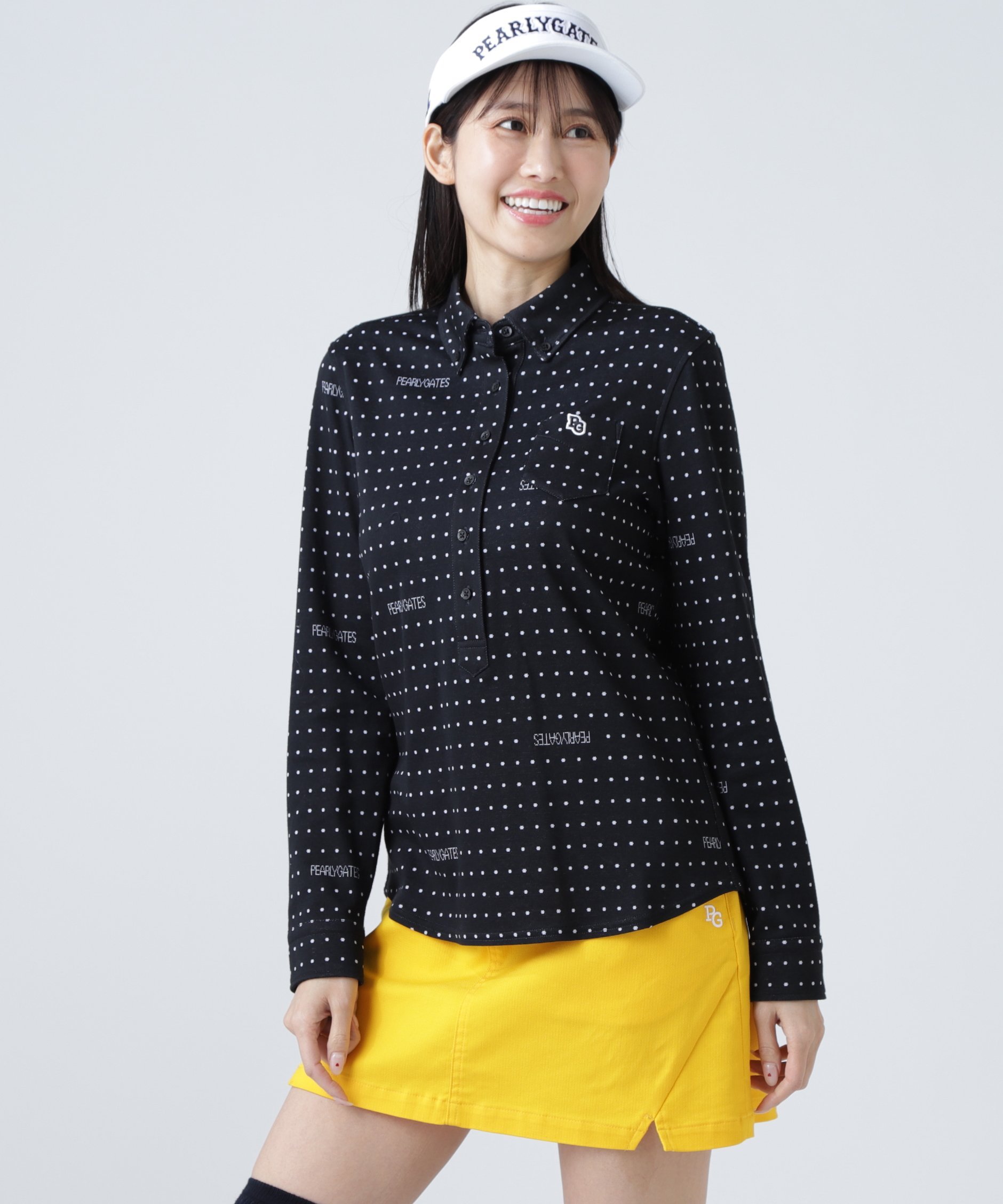 楽天市場】PEARLY GATES プレミアムウォーム長袖ハーフジップ