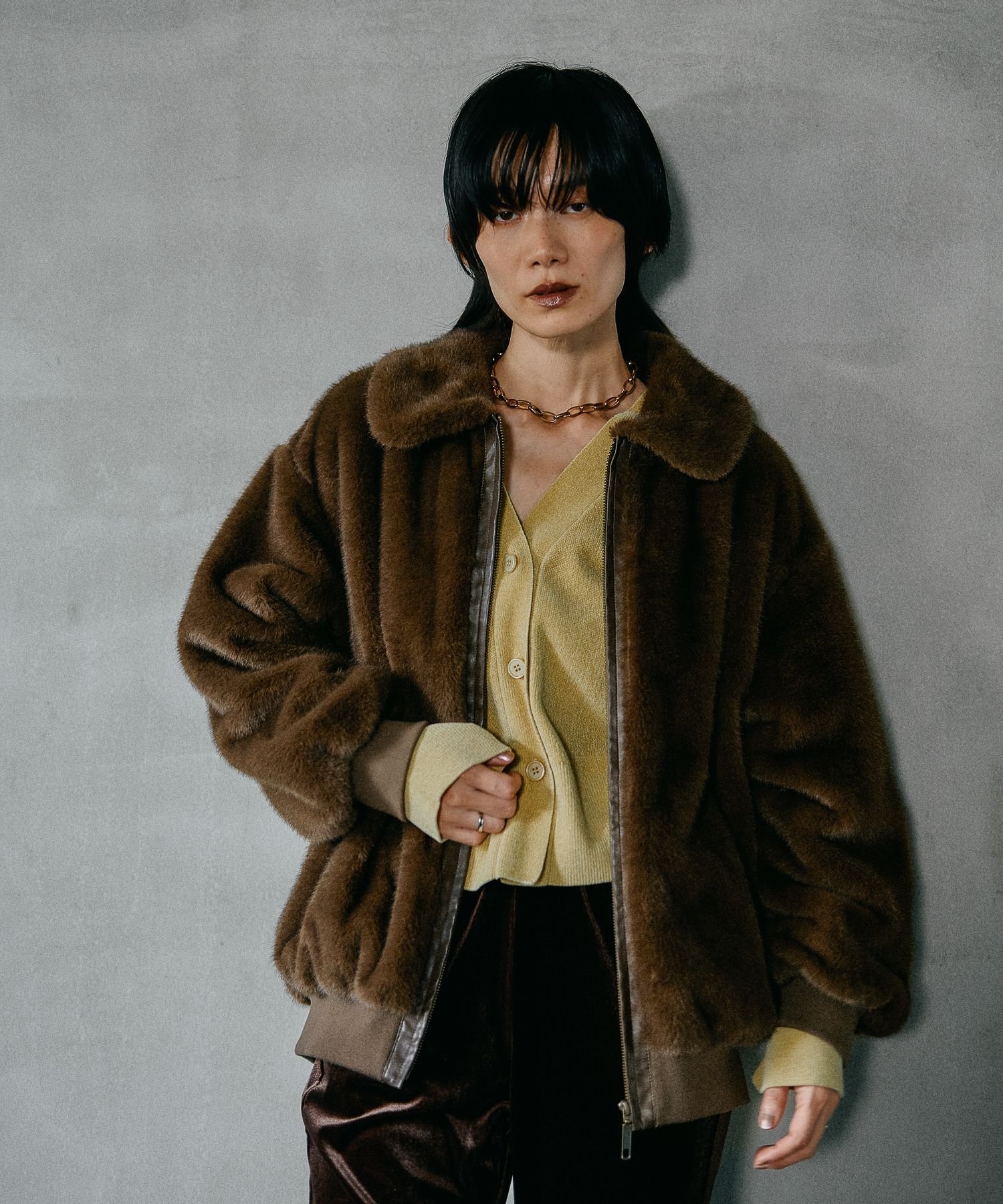 楽天市場】ミンク風ファーブルゾン LEPSIM レプシィム ジャケット