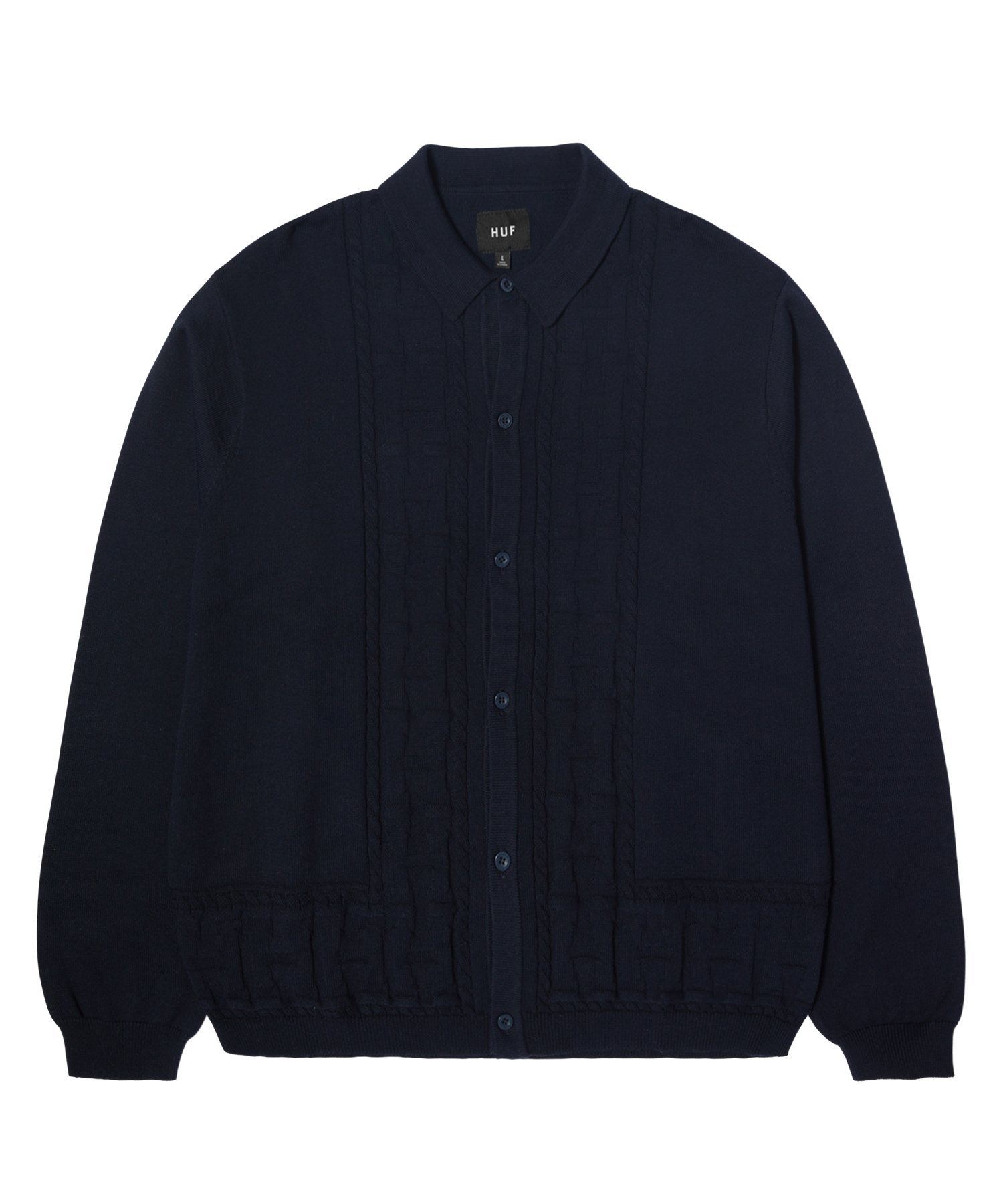 HUF ニットカーディガン　総柄 HOOK】モヘアパンダ総柄ニットカーディガン – 《公式》moremore