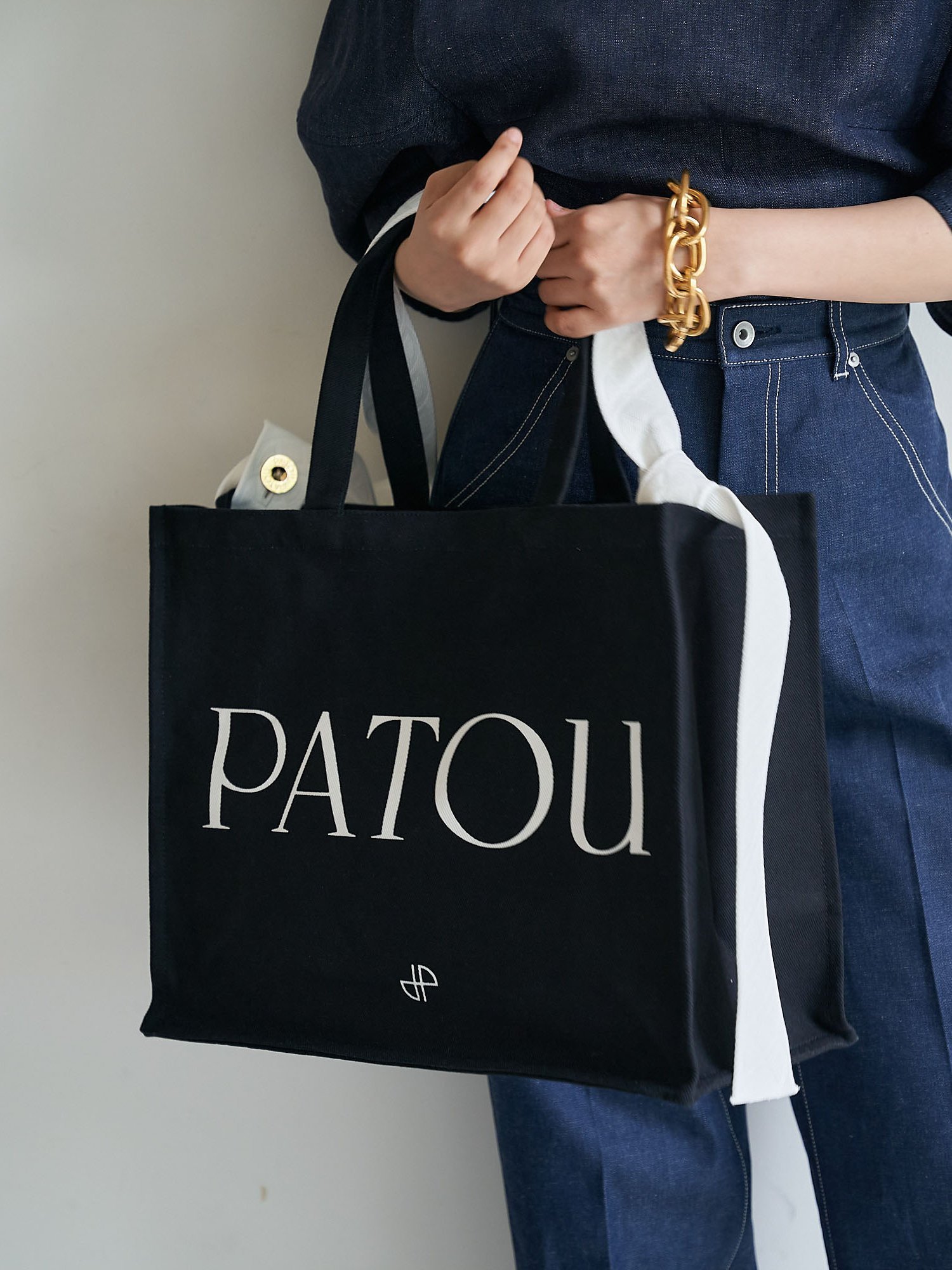 SALE／40%OFF】Whim Gazette 【PATOU】ロゴTOTE ウィム ガゼット