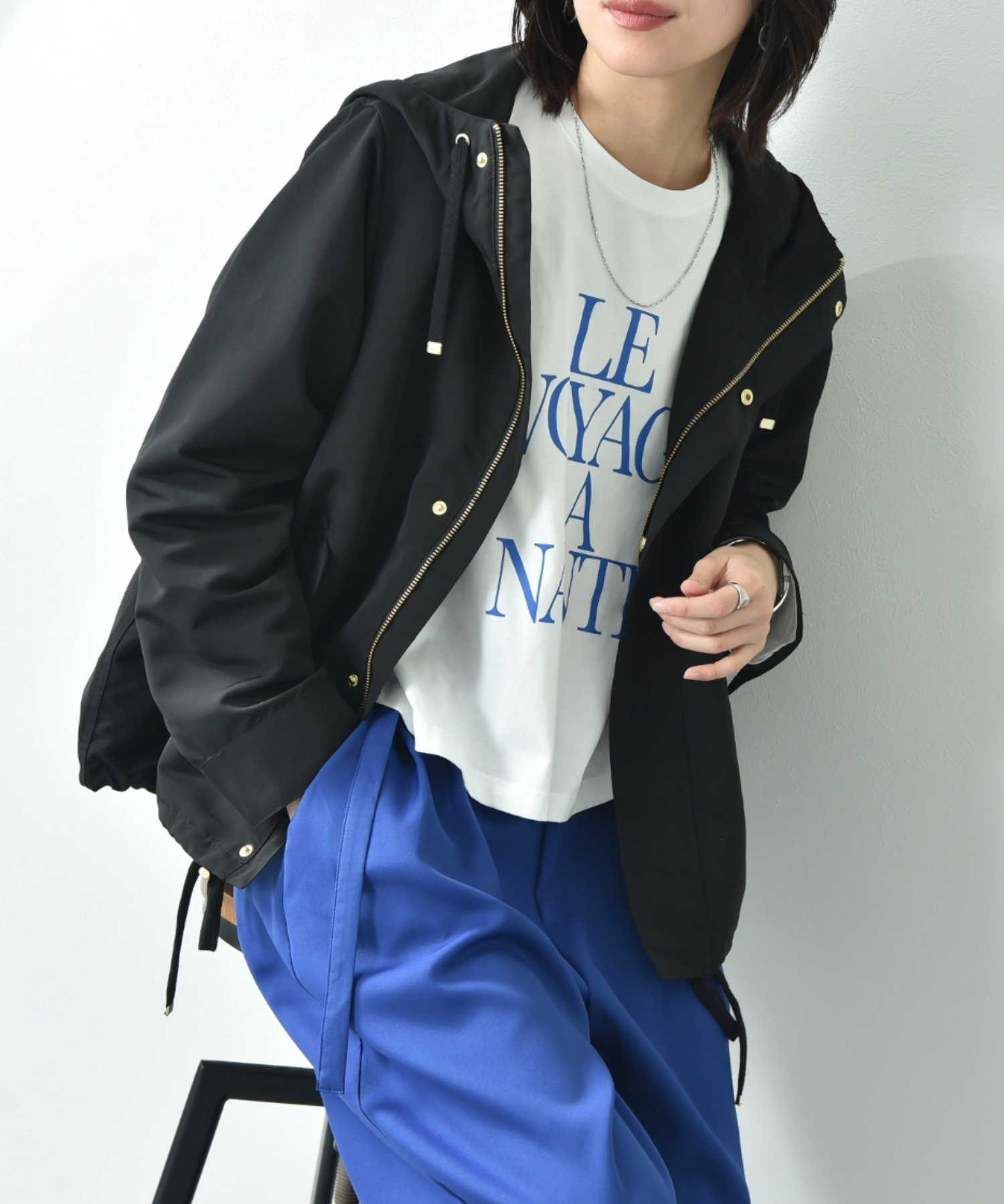 SALE／50%OFF】INTERPLANET INTERPLANET/(W)キルトライナー付きフード 