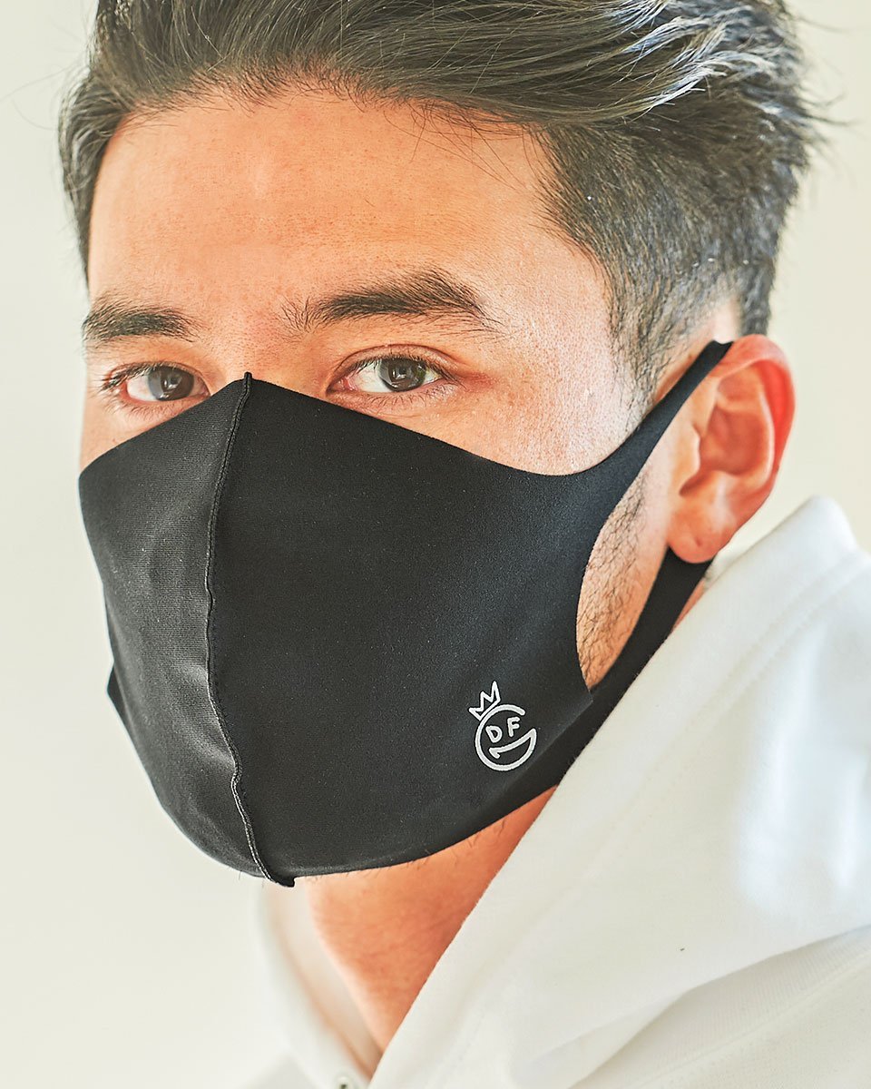 【新品未使用】ヨウジヤマモトpourhommeシグニチャーカバープリントマスク yohji yamamoto - pour homme シグニチャーカバープリントマスク