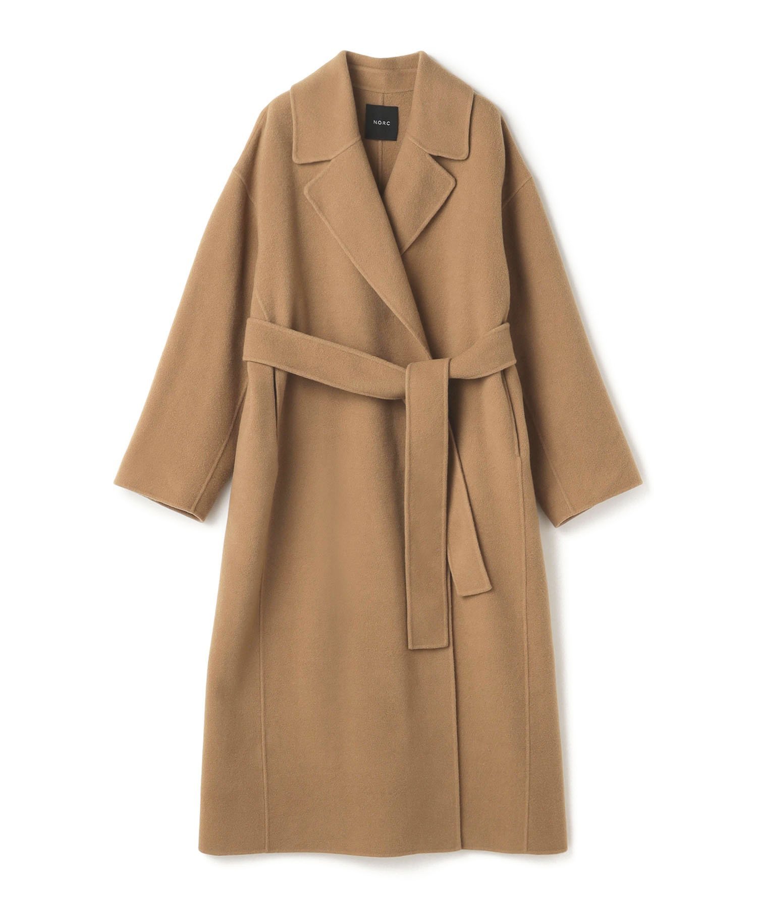 N.O.R.C ノーク チェスターリバーウールコート SALE／40%OFF】N.O.R.C ウールメルトンロングリバーコート ノーク