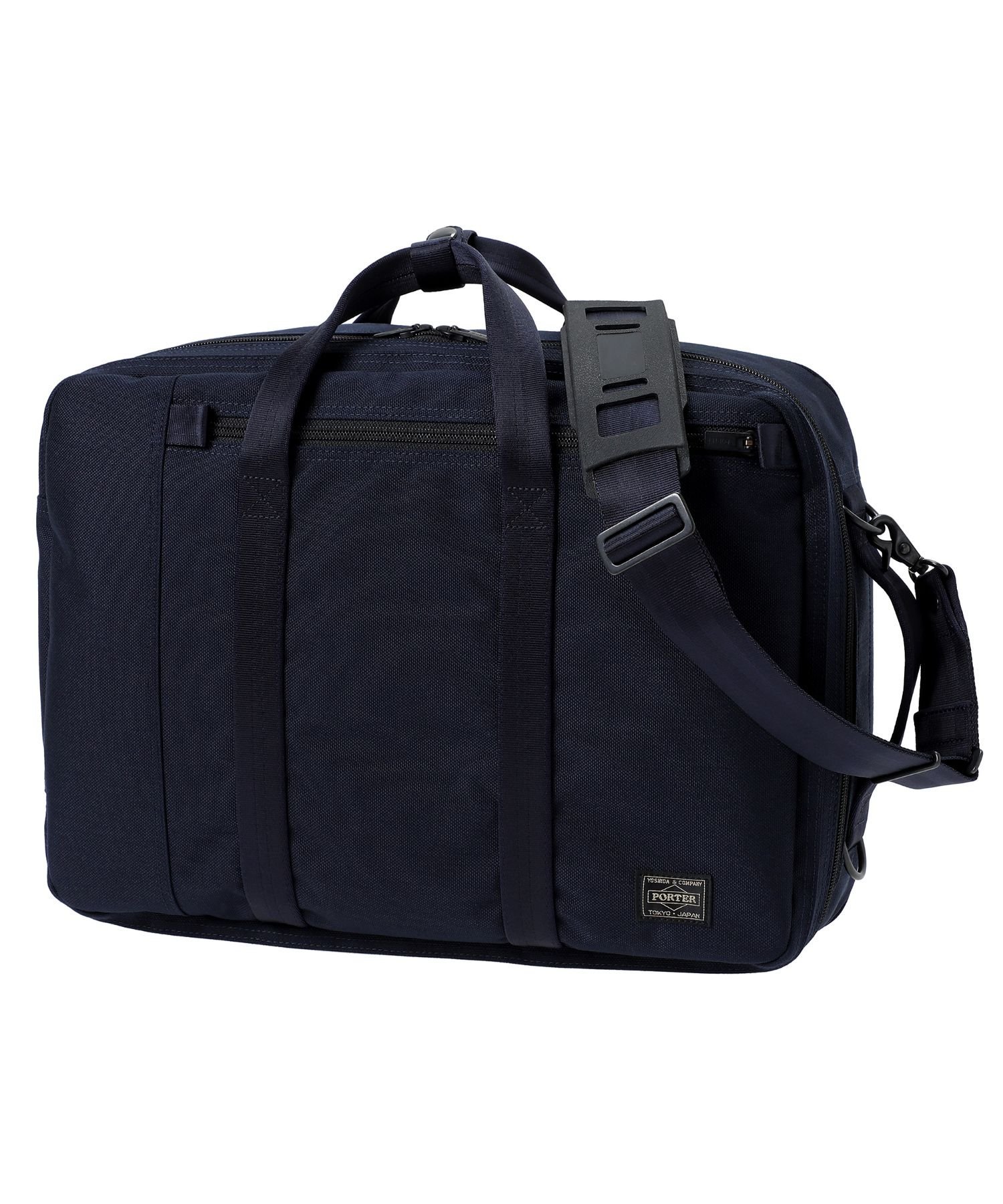 新品　PORTER ブリーフケース　3WAY テンション　ブラック　ビジネス Amazon.co.jp: PORTER ブリーフケース 3WAY テンション ブラック