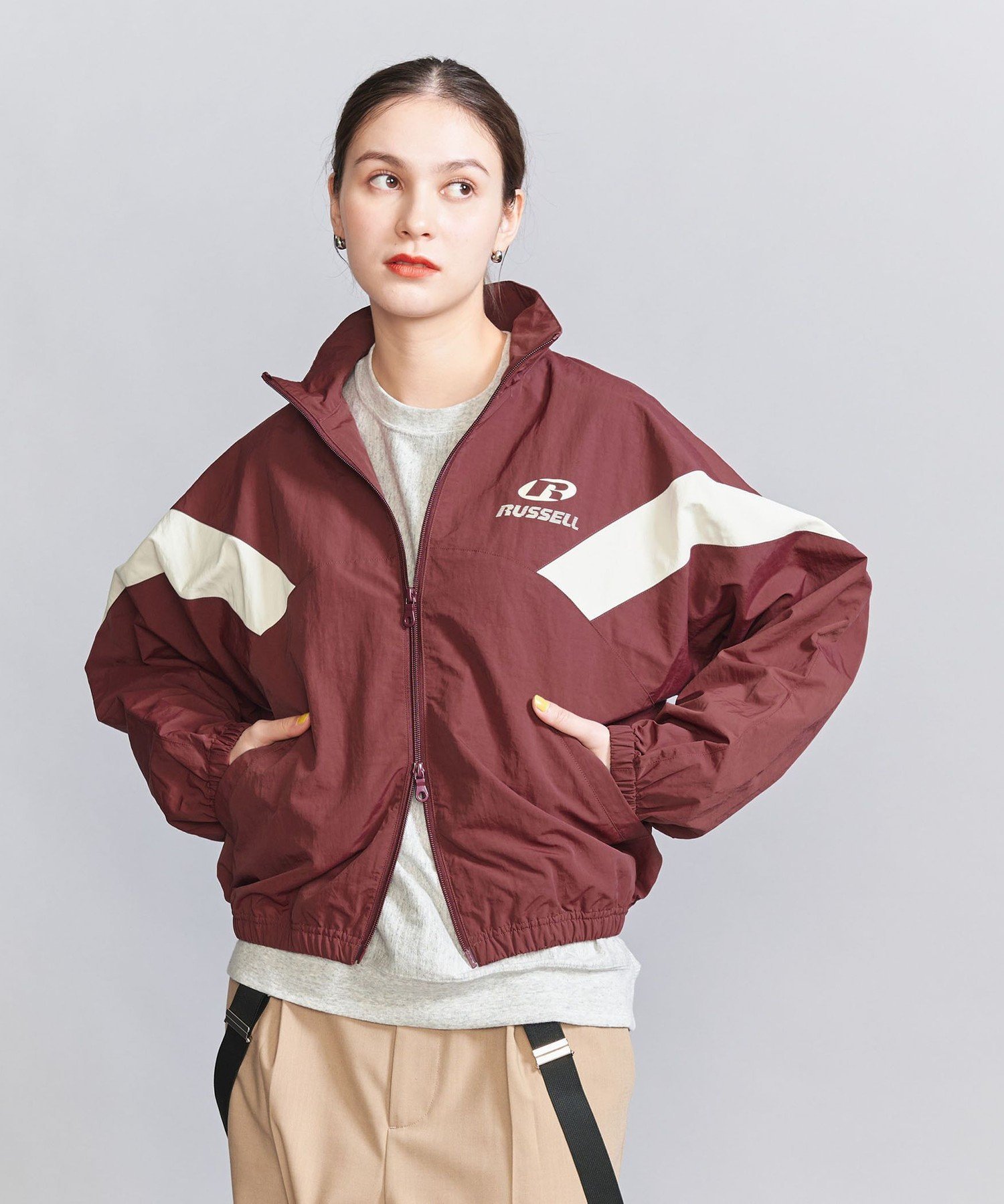 BEAUTY&YOUTH UNITED ARROWS 【別注】＜RUSSELL ATHLETIC＞ナイロン 