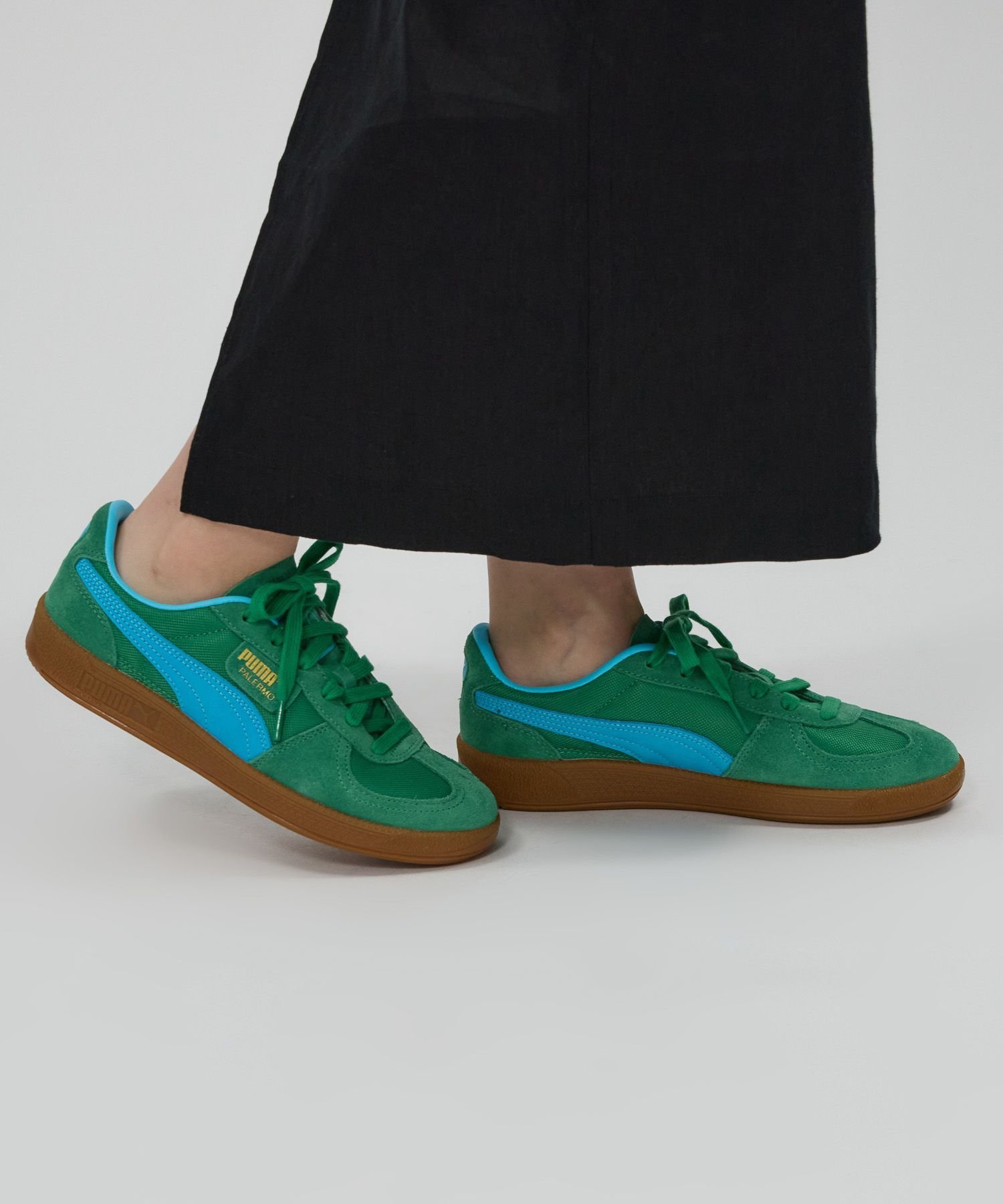 BABYLONE 【PUMA】パレルモ ヴィンテージ アップデート バビロン シューズ・靴 スニーカー ブルー グリーン【送料無料】画像
