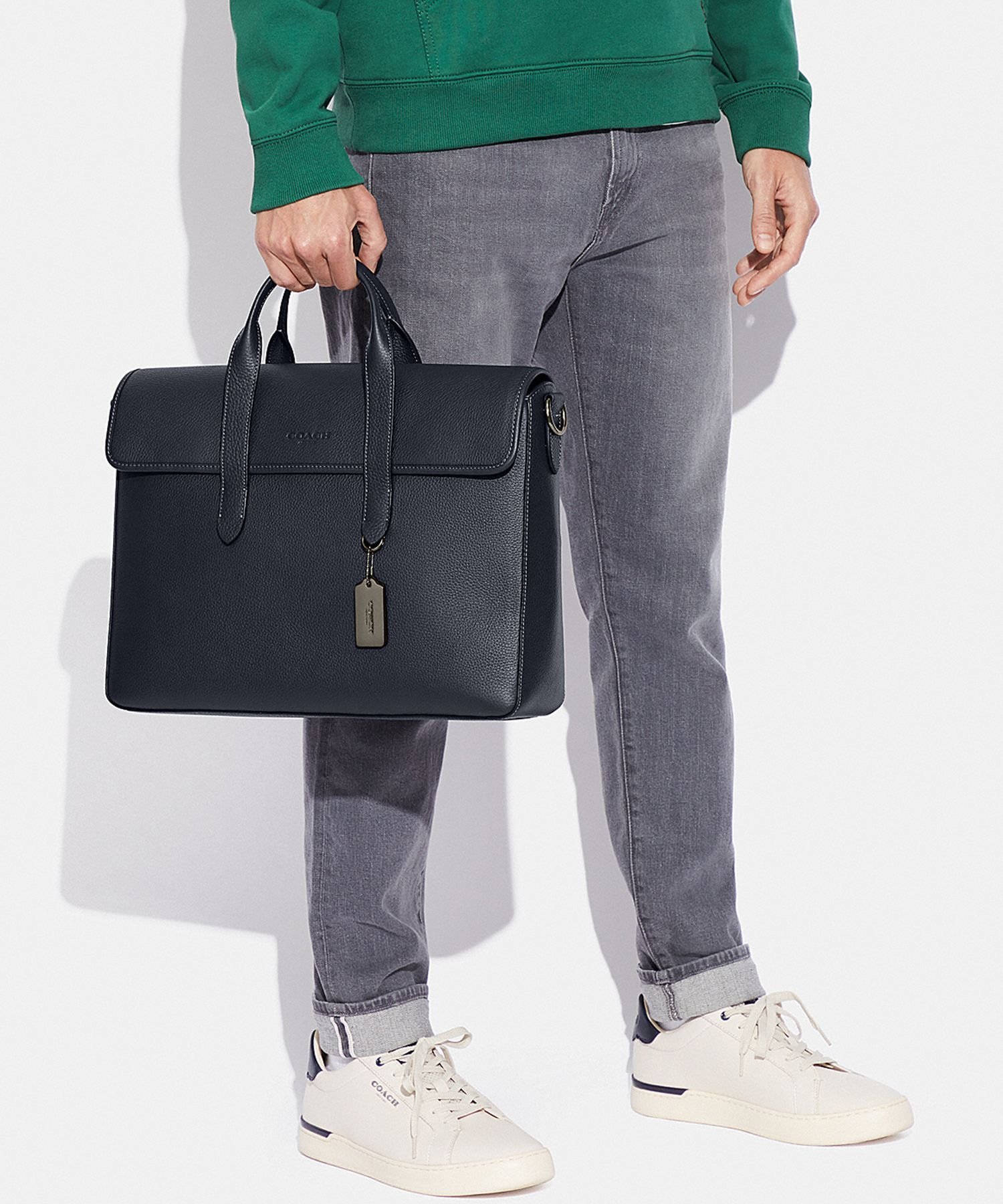 コーチ グラハム 3way バックパック ビジネスバッグ ハンド ブラック 未使用級】COACH コーチ ビジネスバッグ レザー ブラック 2WAY