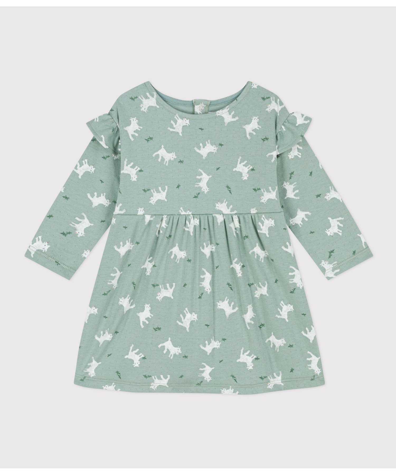 プチバトーPETIT BATEAU ニット長袖ワンピース6ans/116cm セール】長袖ワンピース（ワンピース）｜PETIT BATEAU